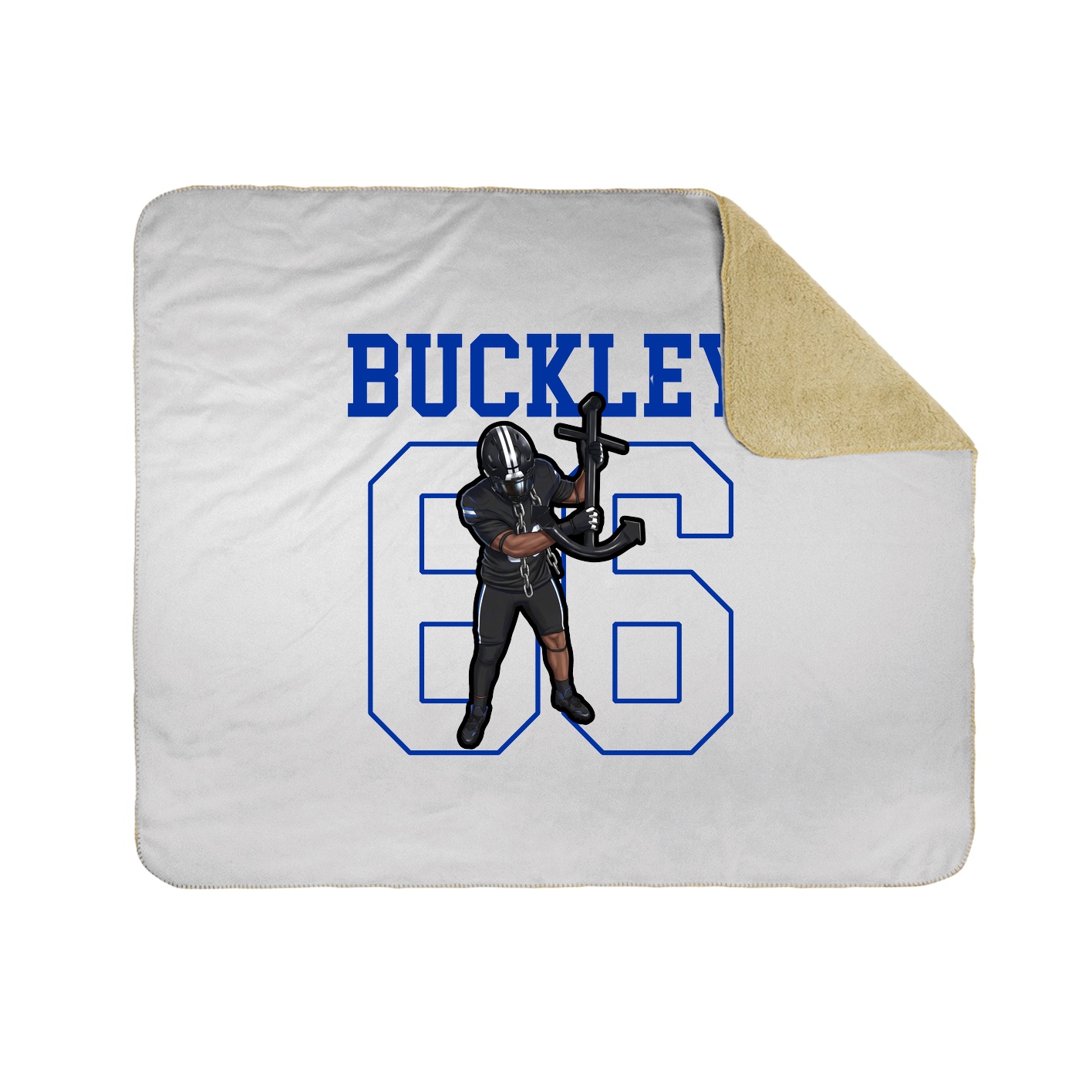 Throw Blanket — Shirsey in White