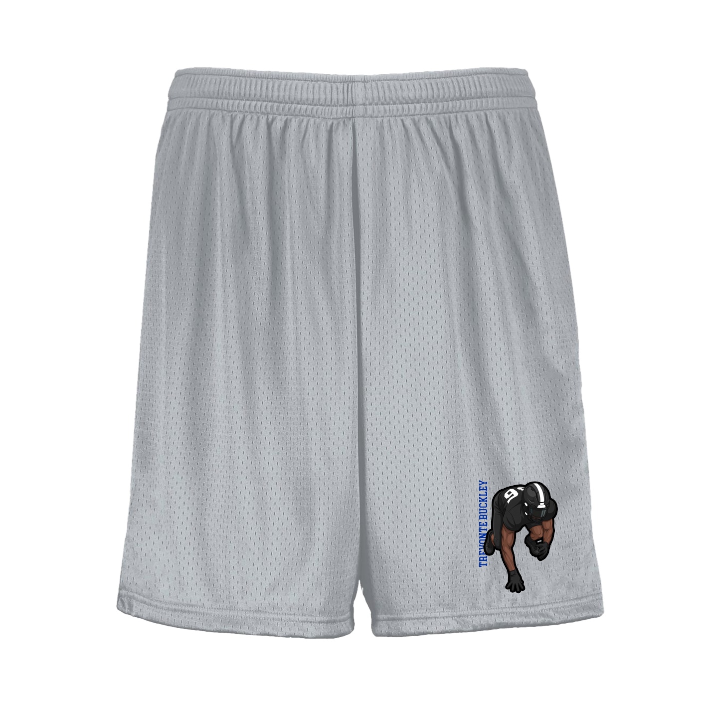 Shorts — Name Vertical in Silver