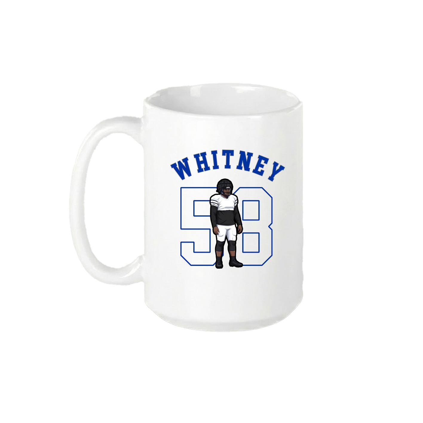 15oz Coffee Mug — Shirsey Arch in White