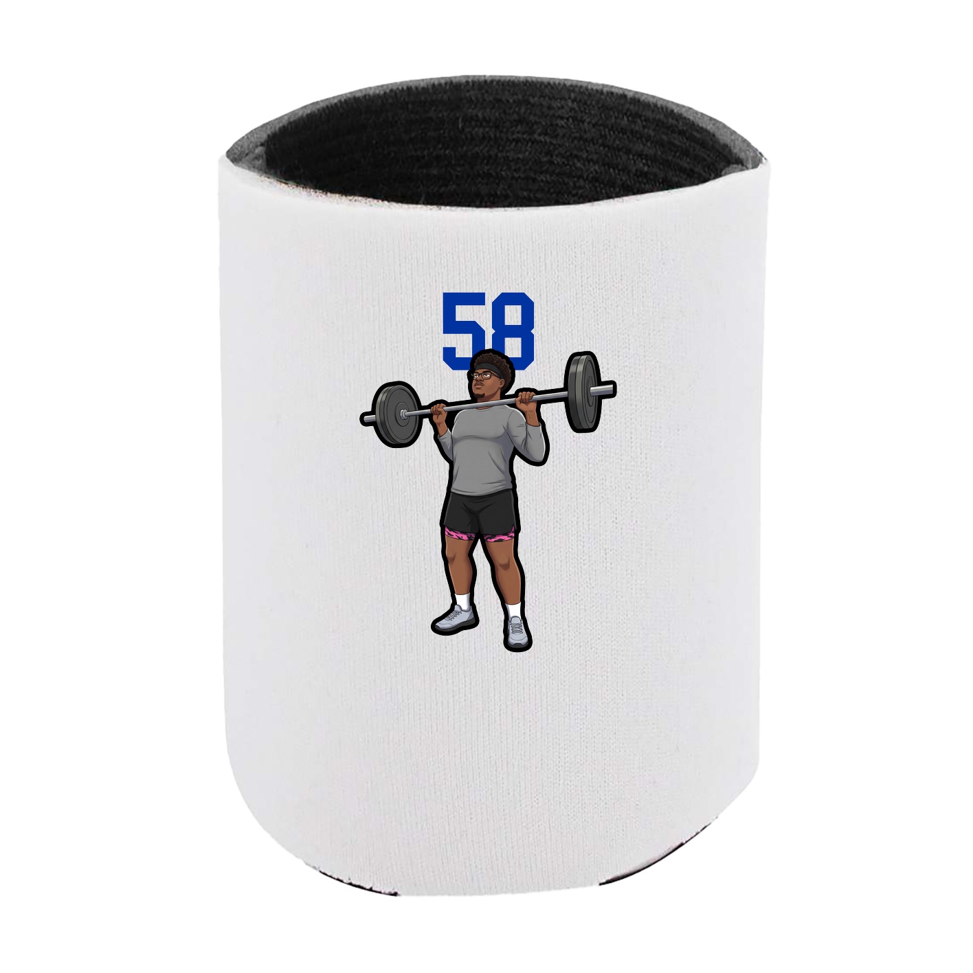Can Holder — Number Top in White
