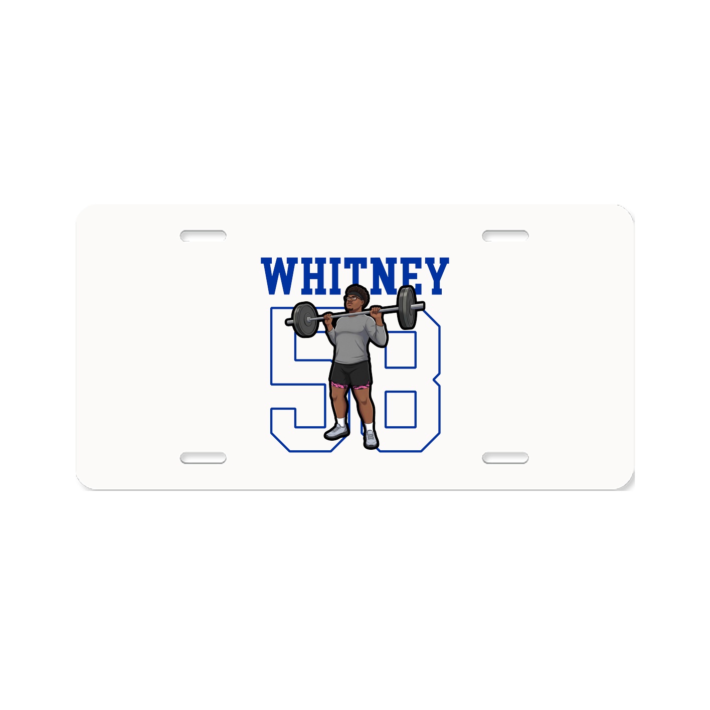 License Plate — Shirsey in Classic