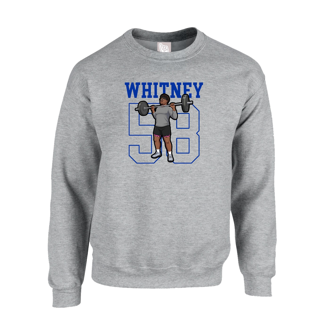 Fleece Crew — Shirsey in Grey