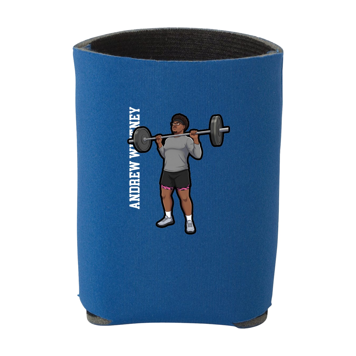 Can Holder — Name Vertical in Royal