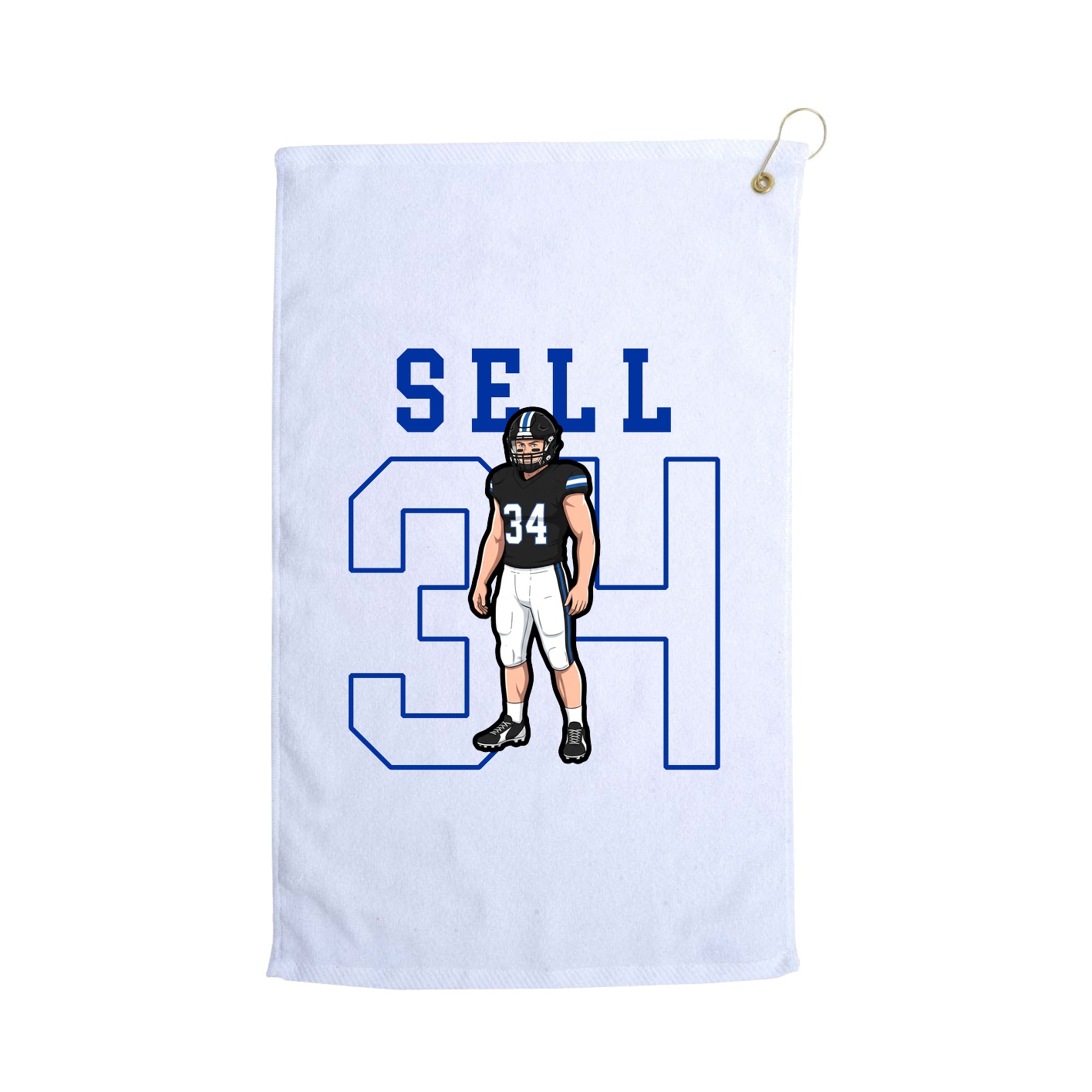 Golf Towel — Shirsey in White