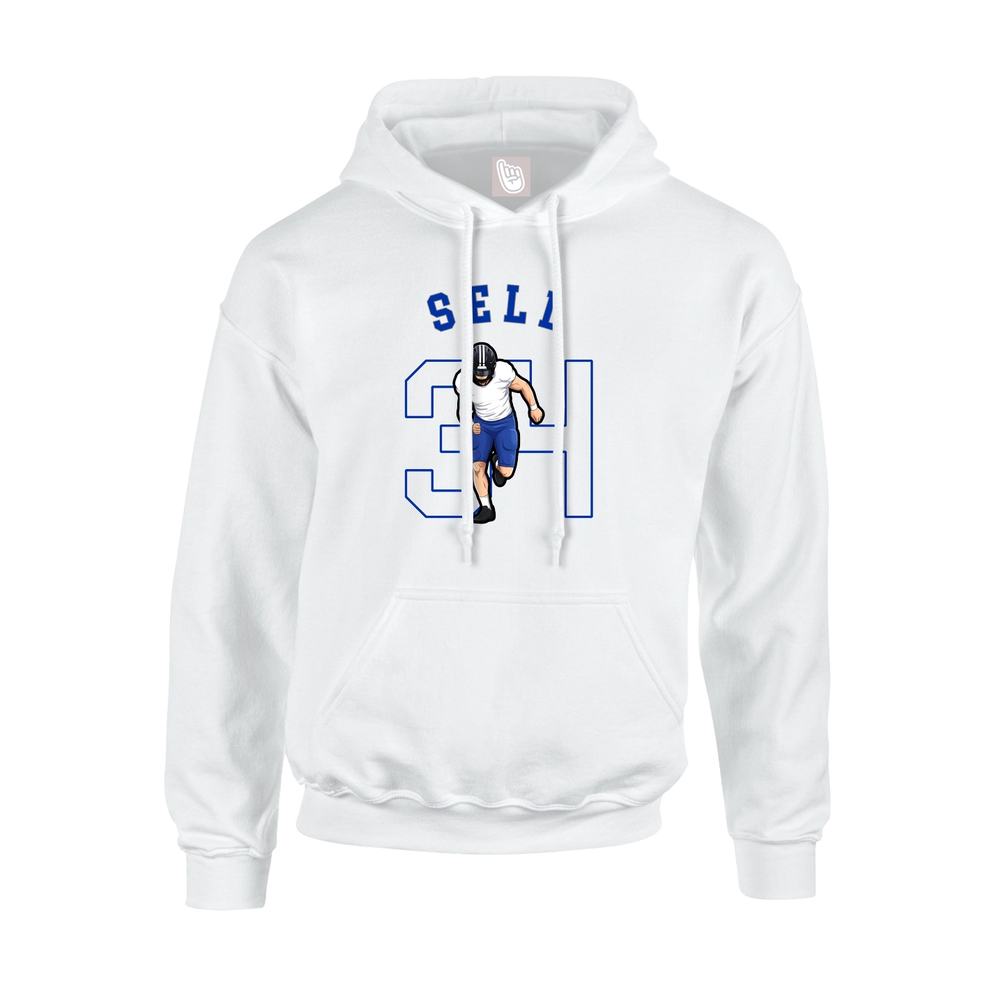 Youth Hoodie — Shirsey Arch in White
