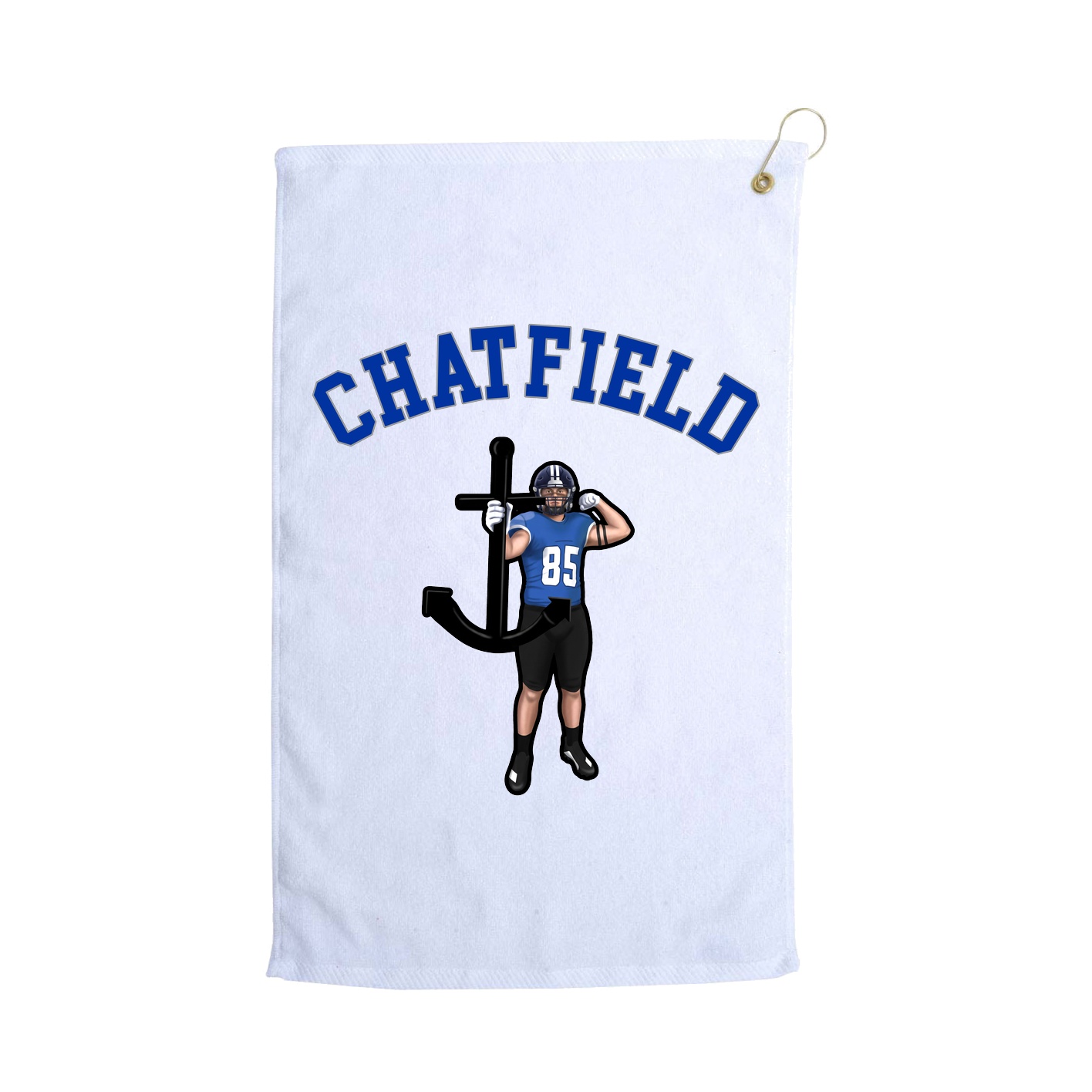 Golf Towel — Shirsey Arch in White