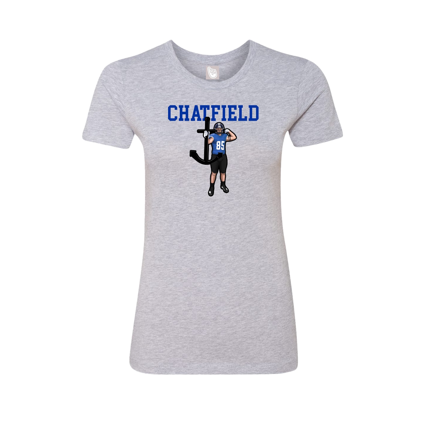 Fitted Women's Tee — Shirsey in Grey