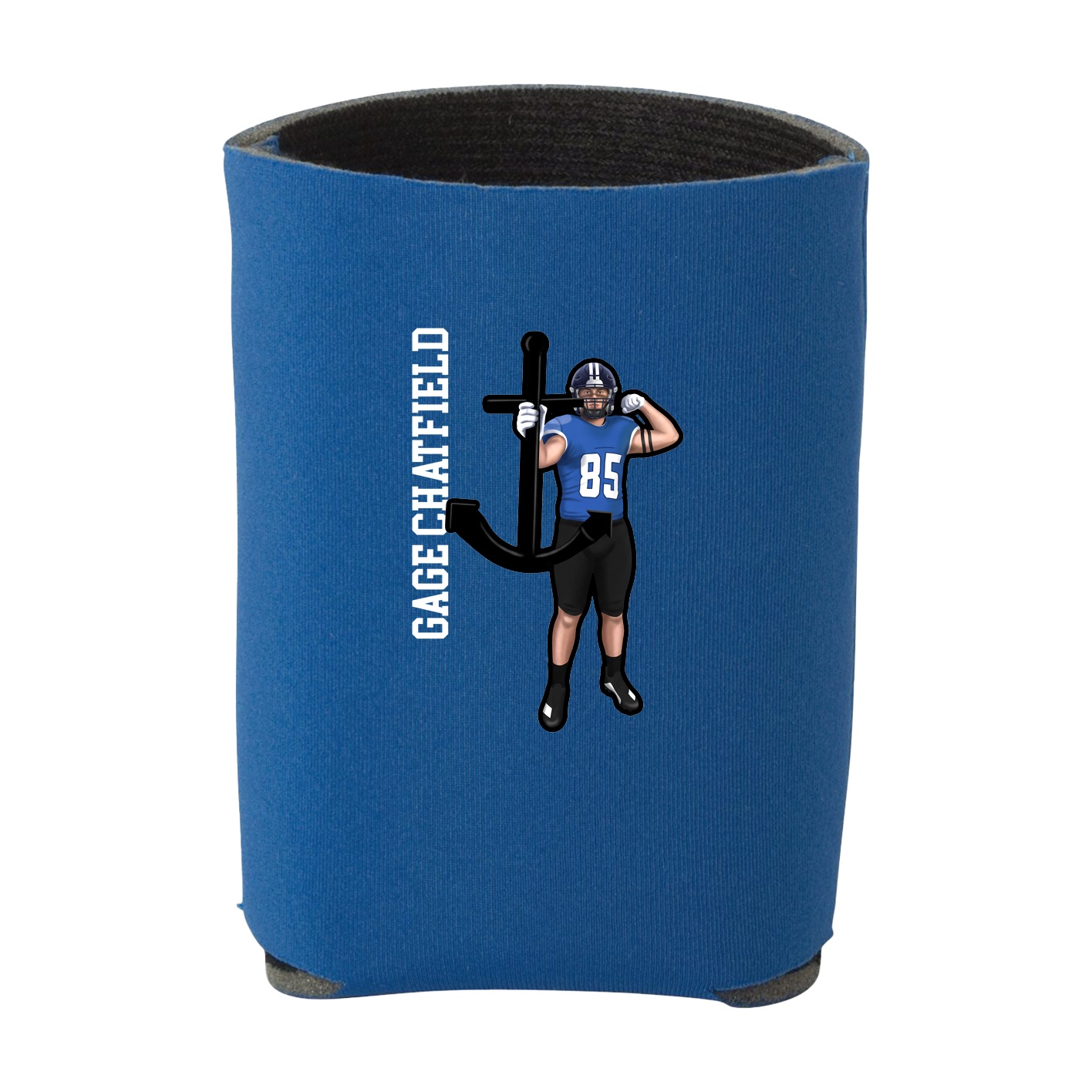 Can Holder — Name Vertical in Royal