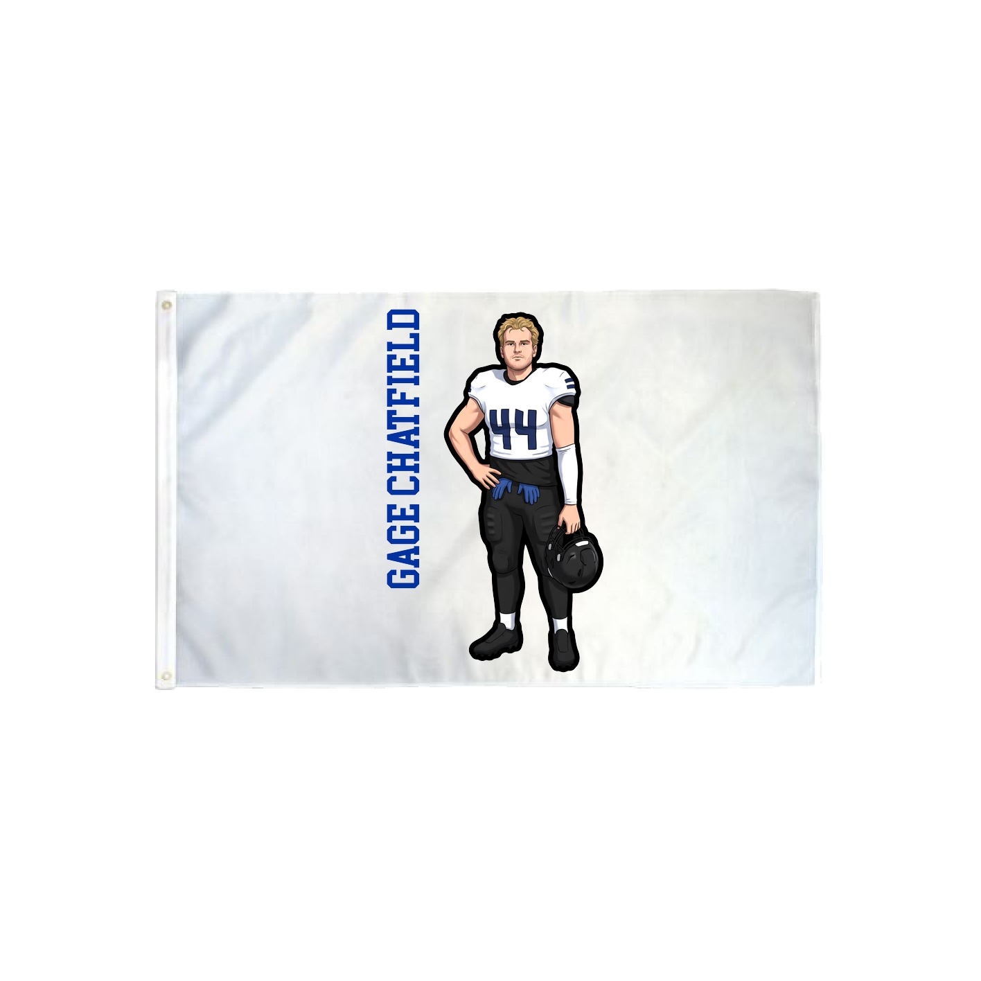 3x5 Flag — Name Vertical in Classic