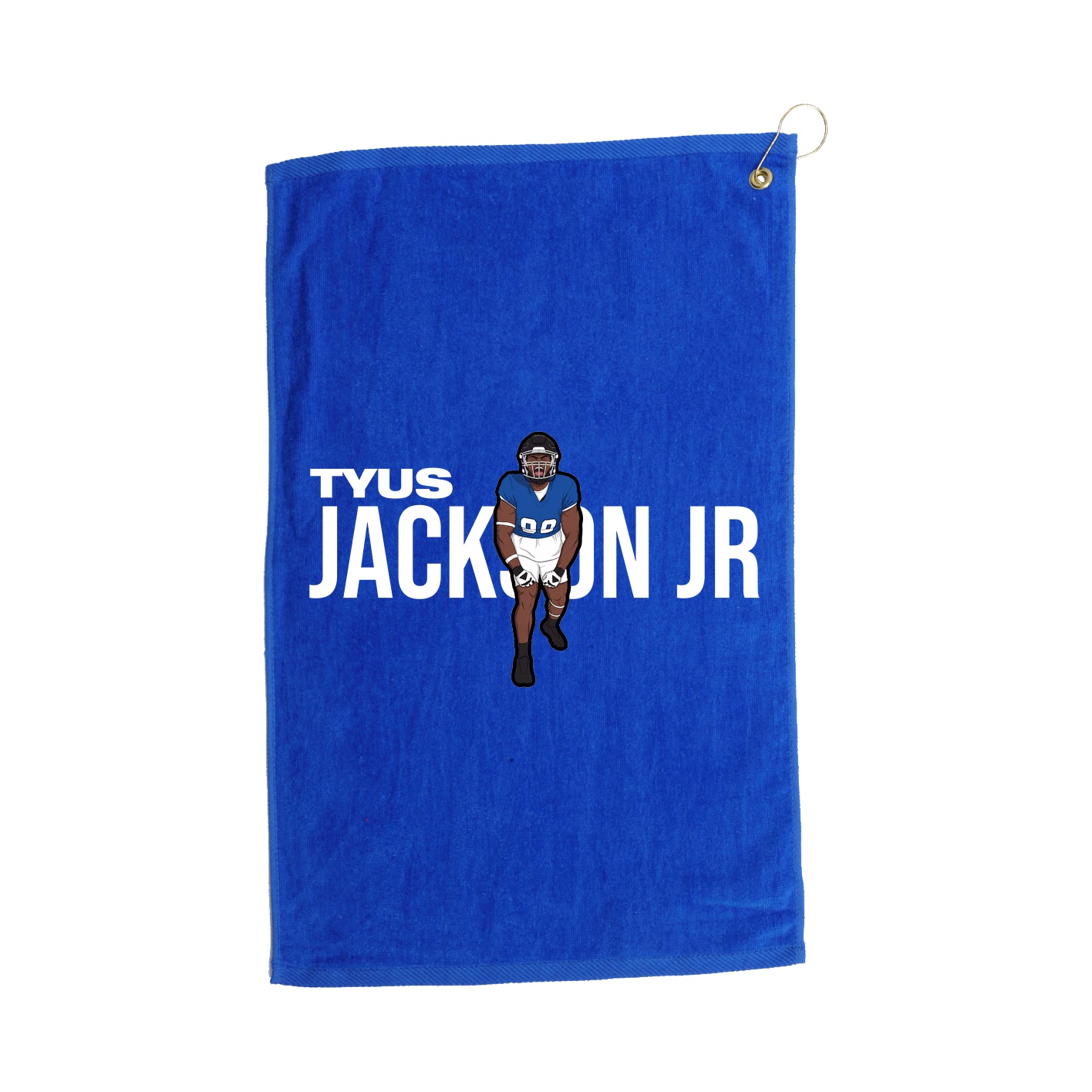 Golf Towel — Player Name in Royal