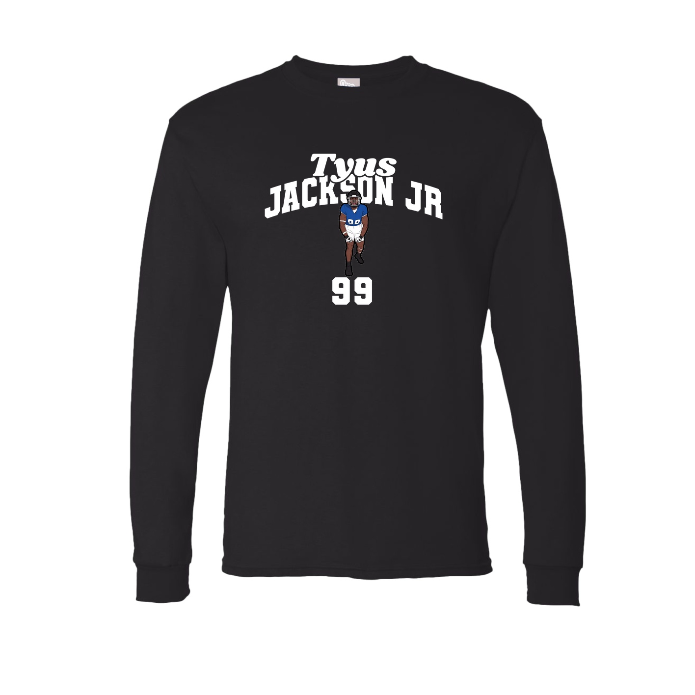 Long Sleeve Tee — Signature Arch in Black