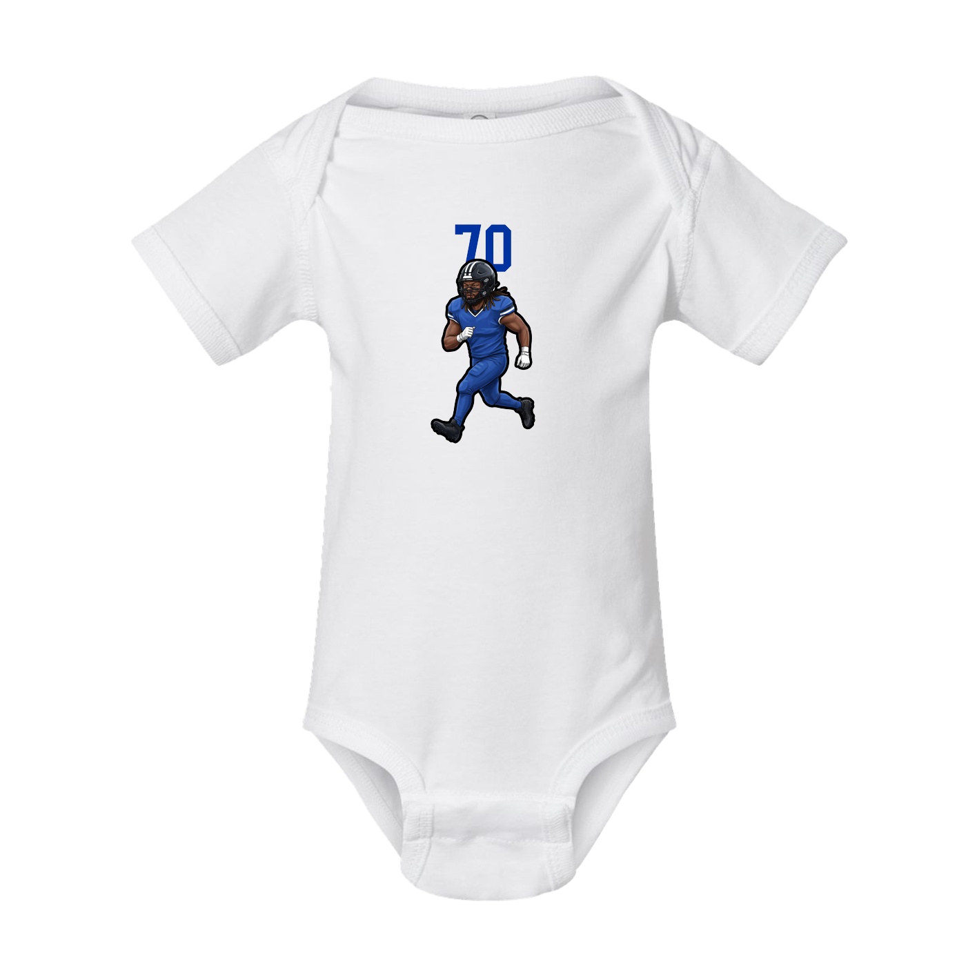 Baby Onesie — Number Top in White