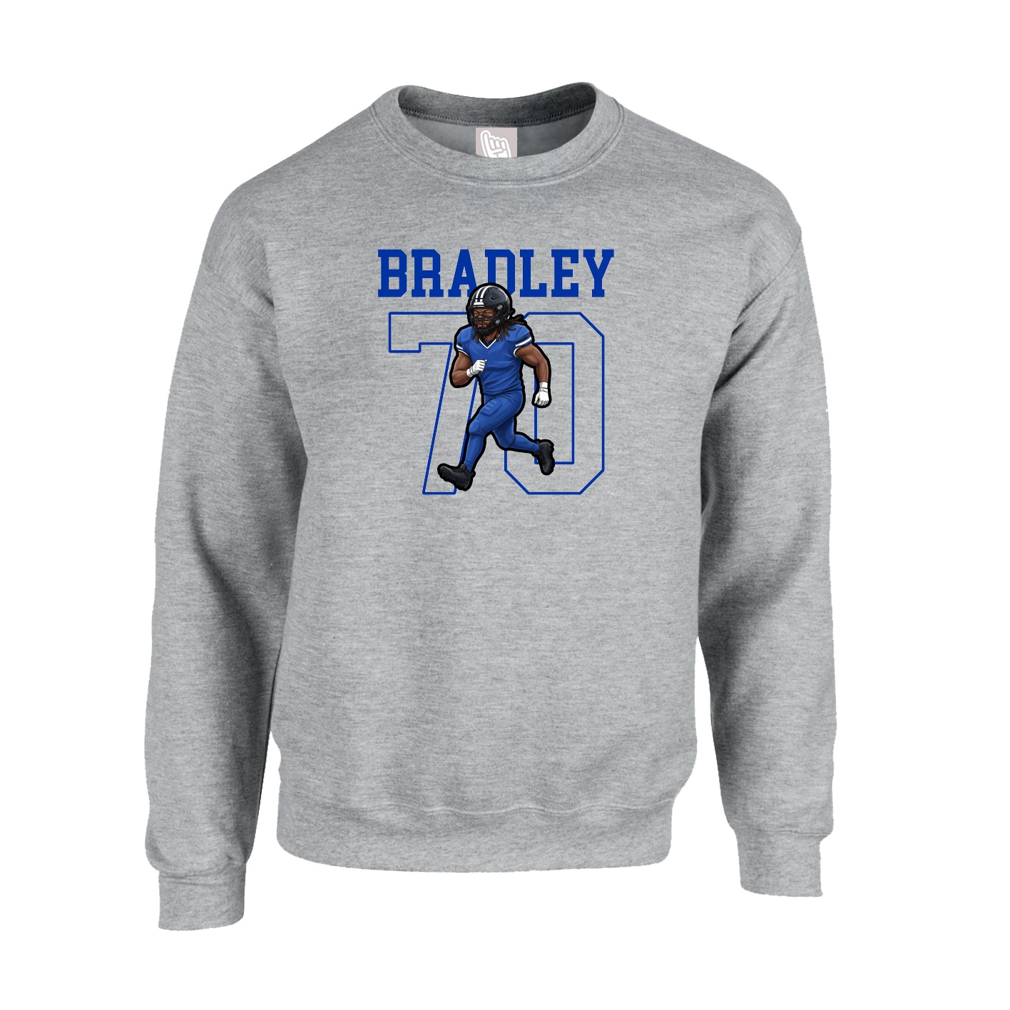 Fleece Crew — Shirsey in Grey