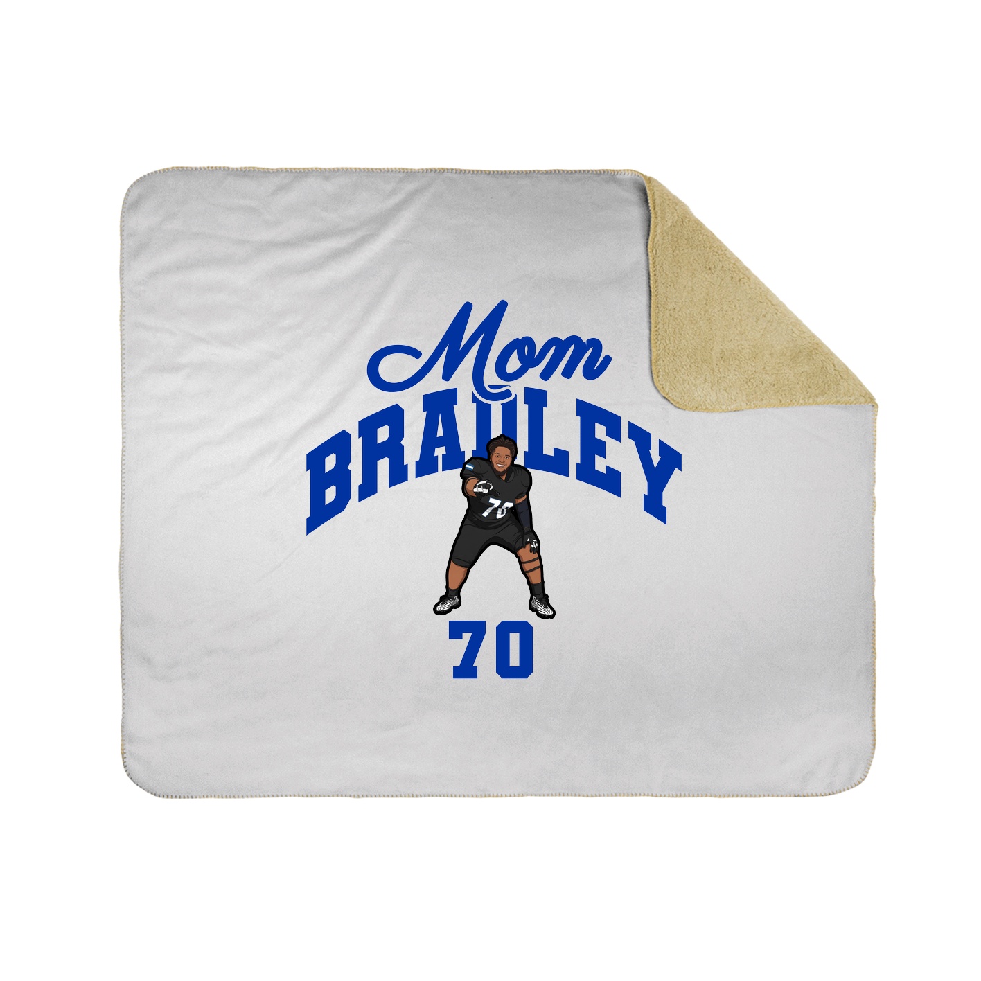 Throw Blanket — Mothers Day Arch in White