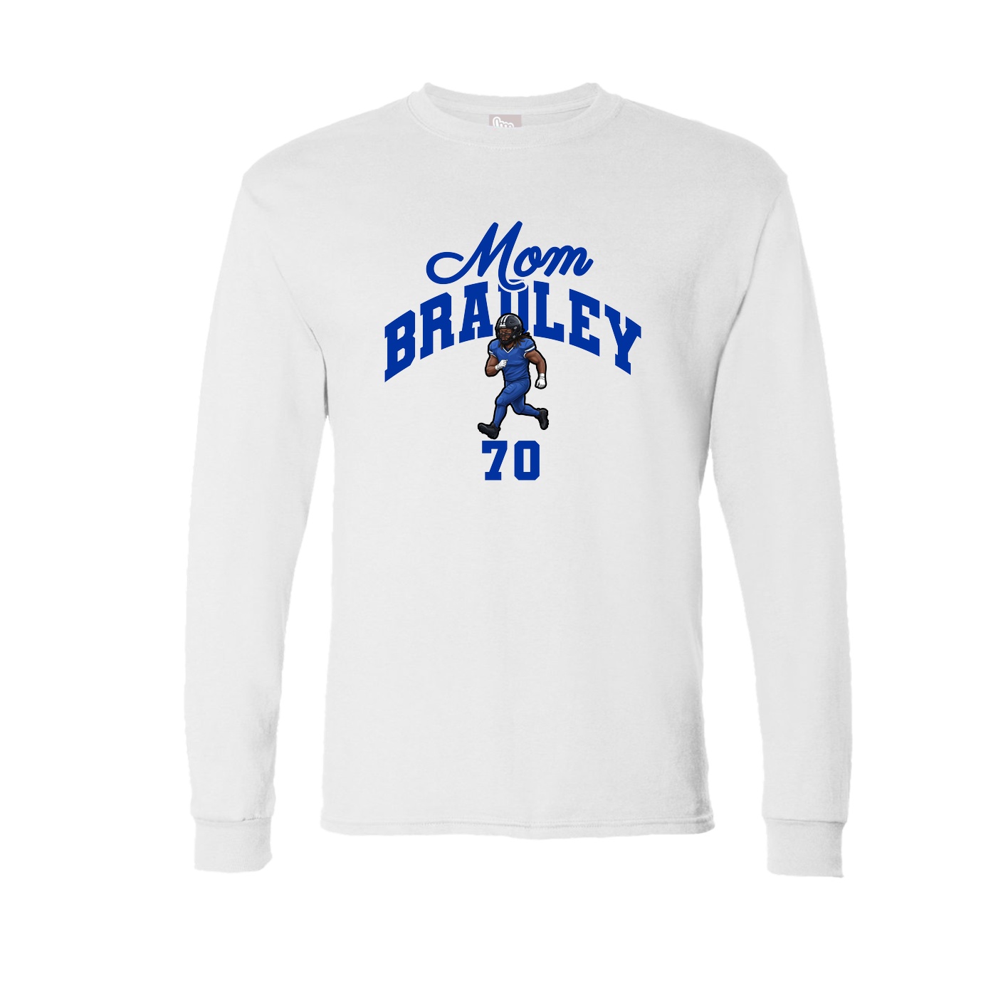 Long Sleeve Tee — Mothers Day Arch in White