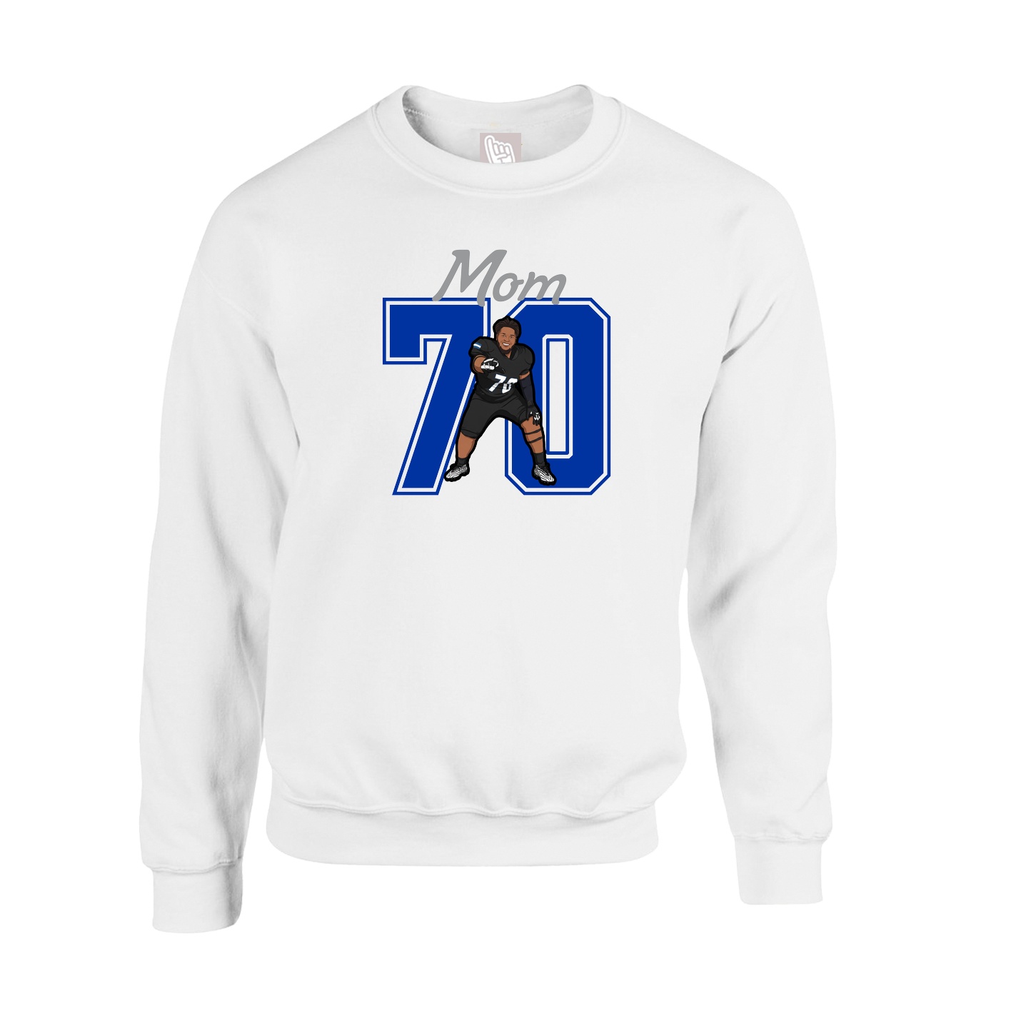 Fleece Crew — Mothers Day Shirsey in White