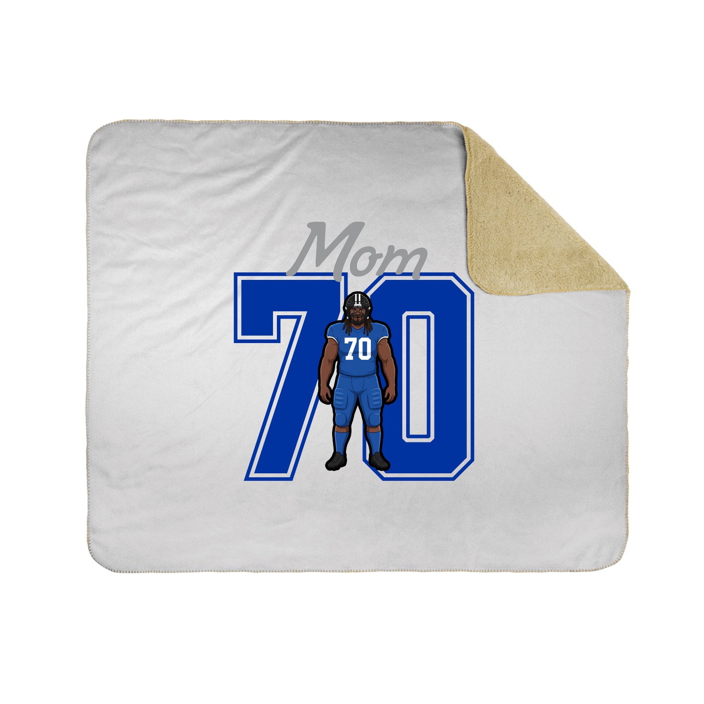 Throw Blanket — Mothers Day Shirsey in White