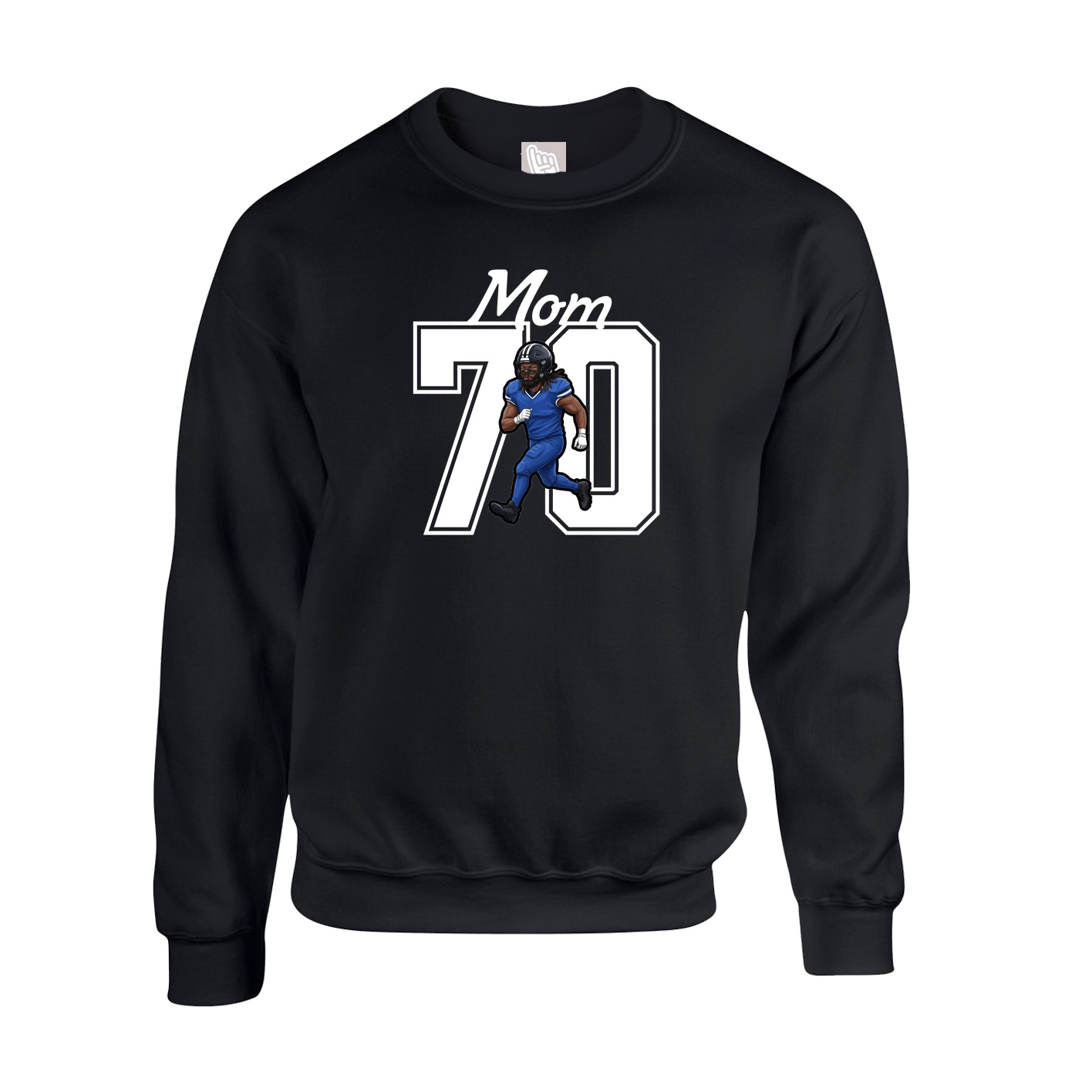 Fleece Crew — Mothers Day Shirsey in Black