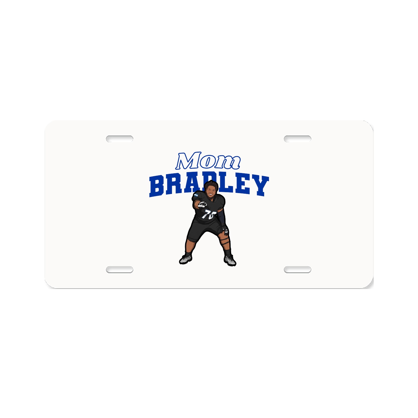 License Plate — Mothers Day Block in Classic