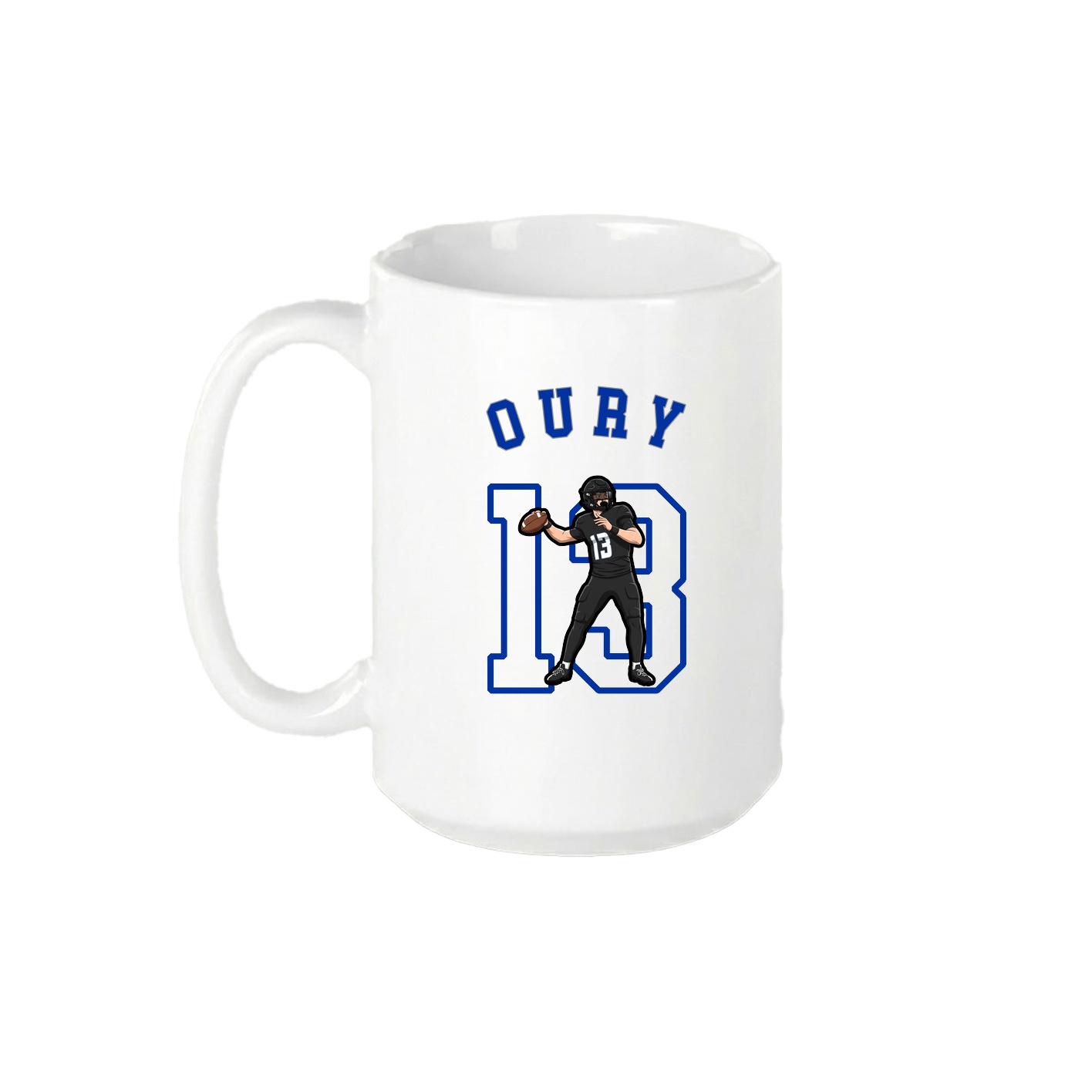 15oz Coffee Mug — Shirsey Arch in White