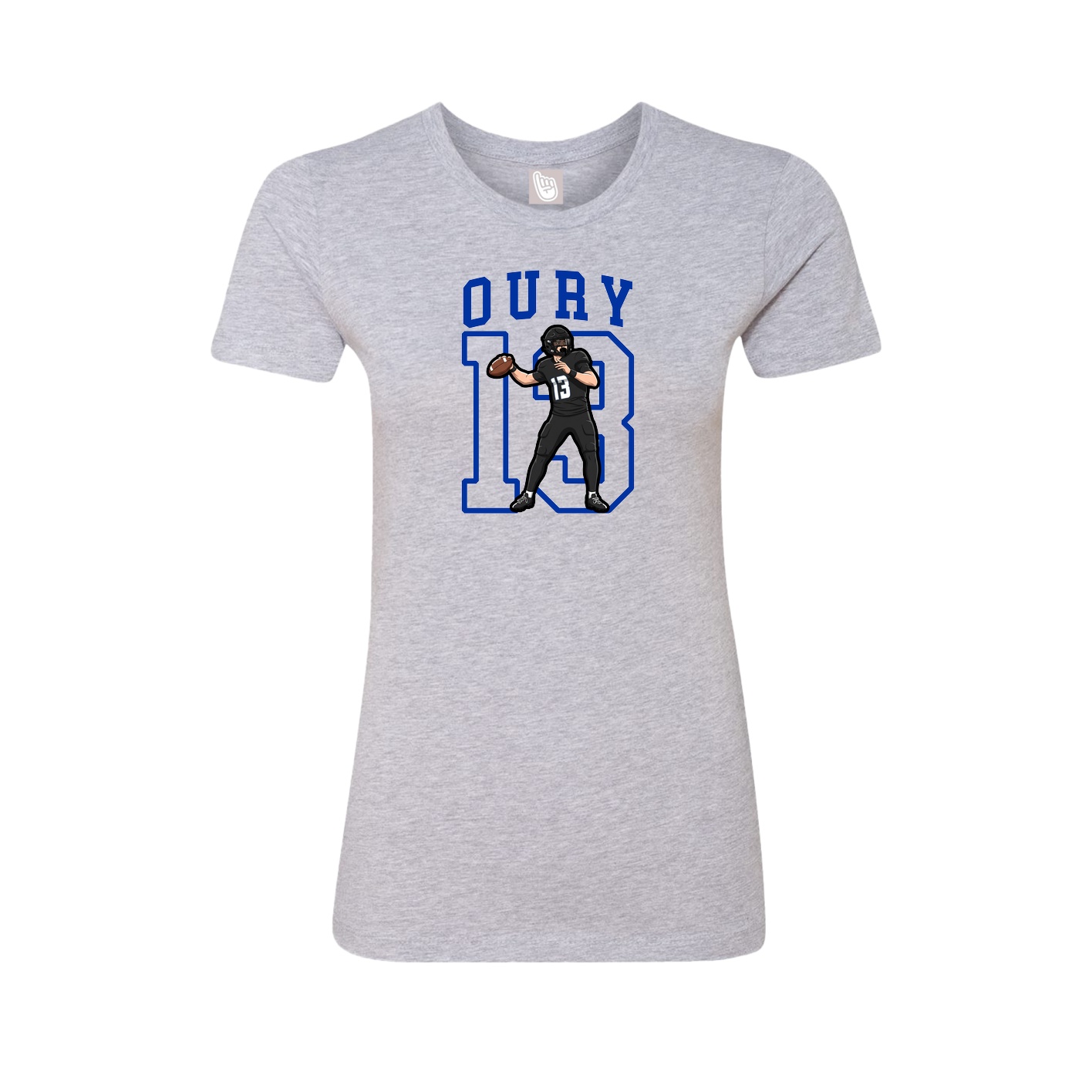 Fitted Women's Tee — Shirsey in Grey