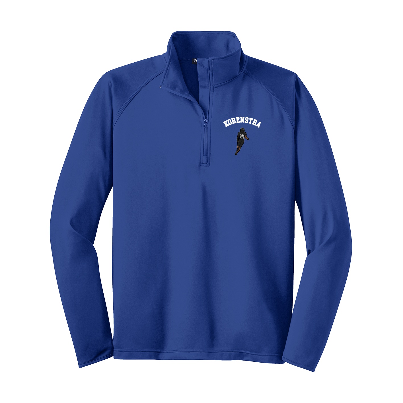 Q-Zip Pullover — Shirsey Arch in Royal