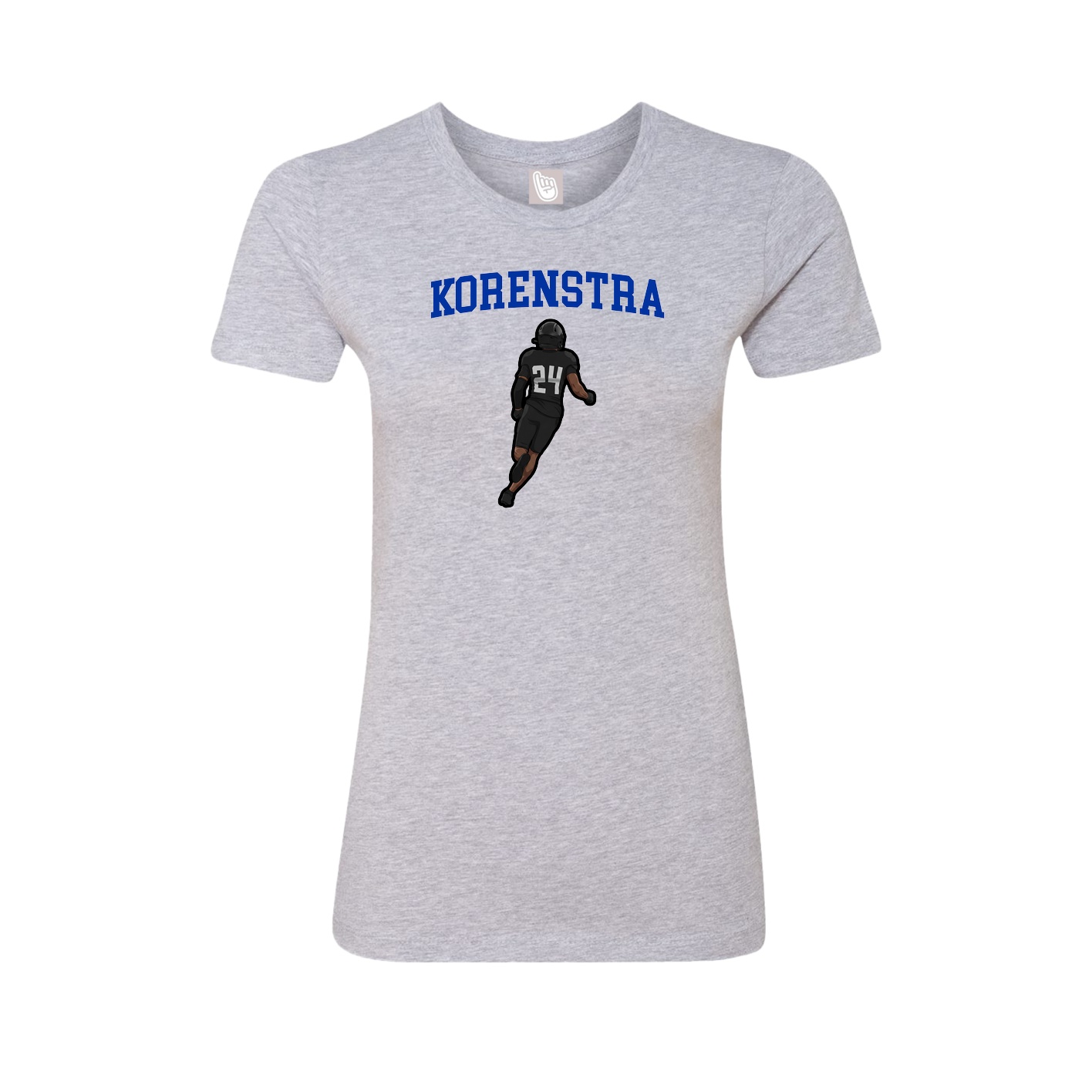 Fitted Women's Tee — Shirsey in Grey