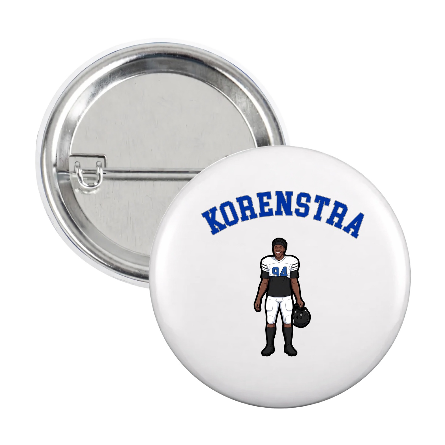Game Day Button — Shirsey Arch in White