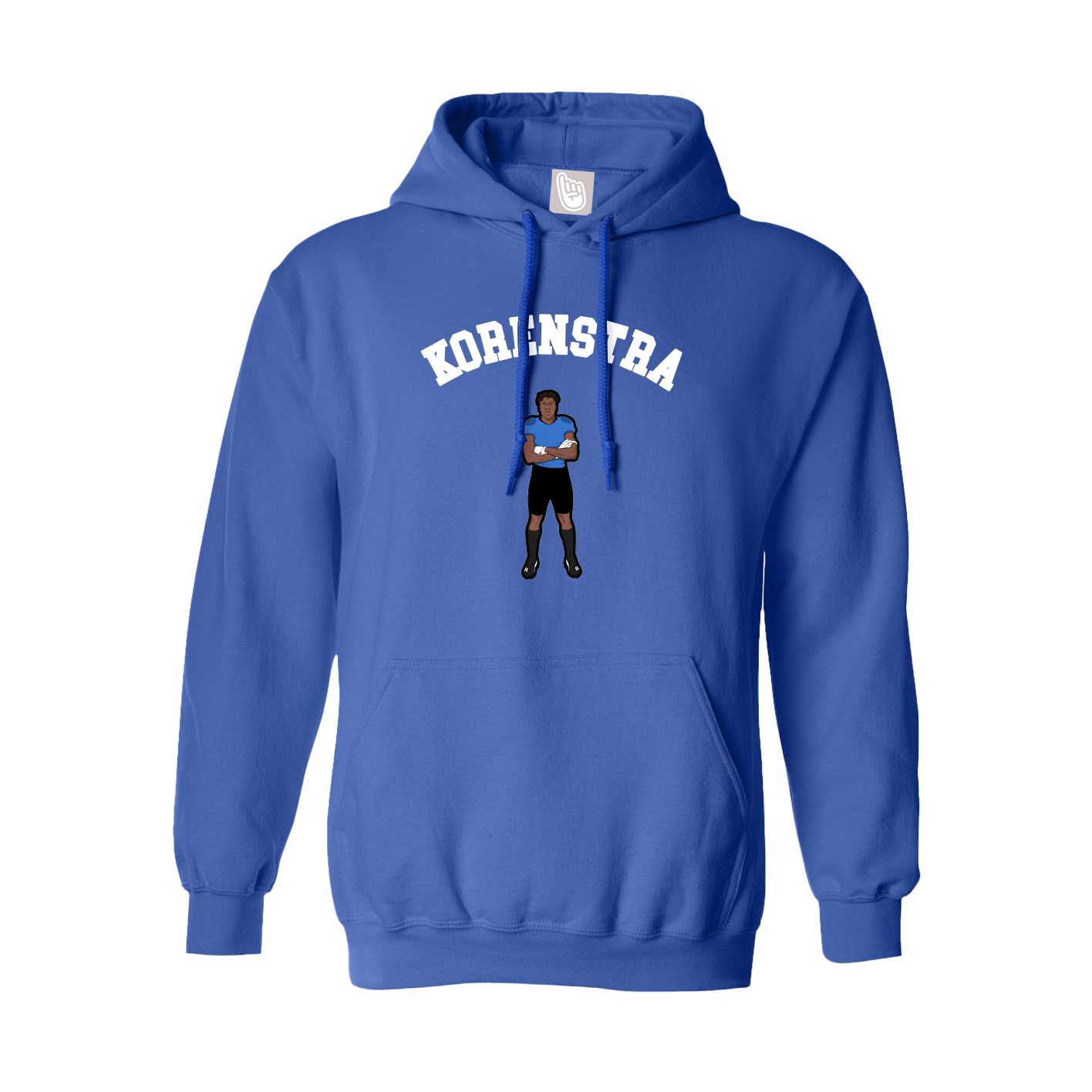 Youth Hoodie — Shirsey Arch in Royal
