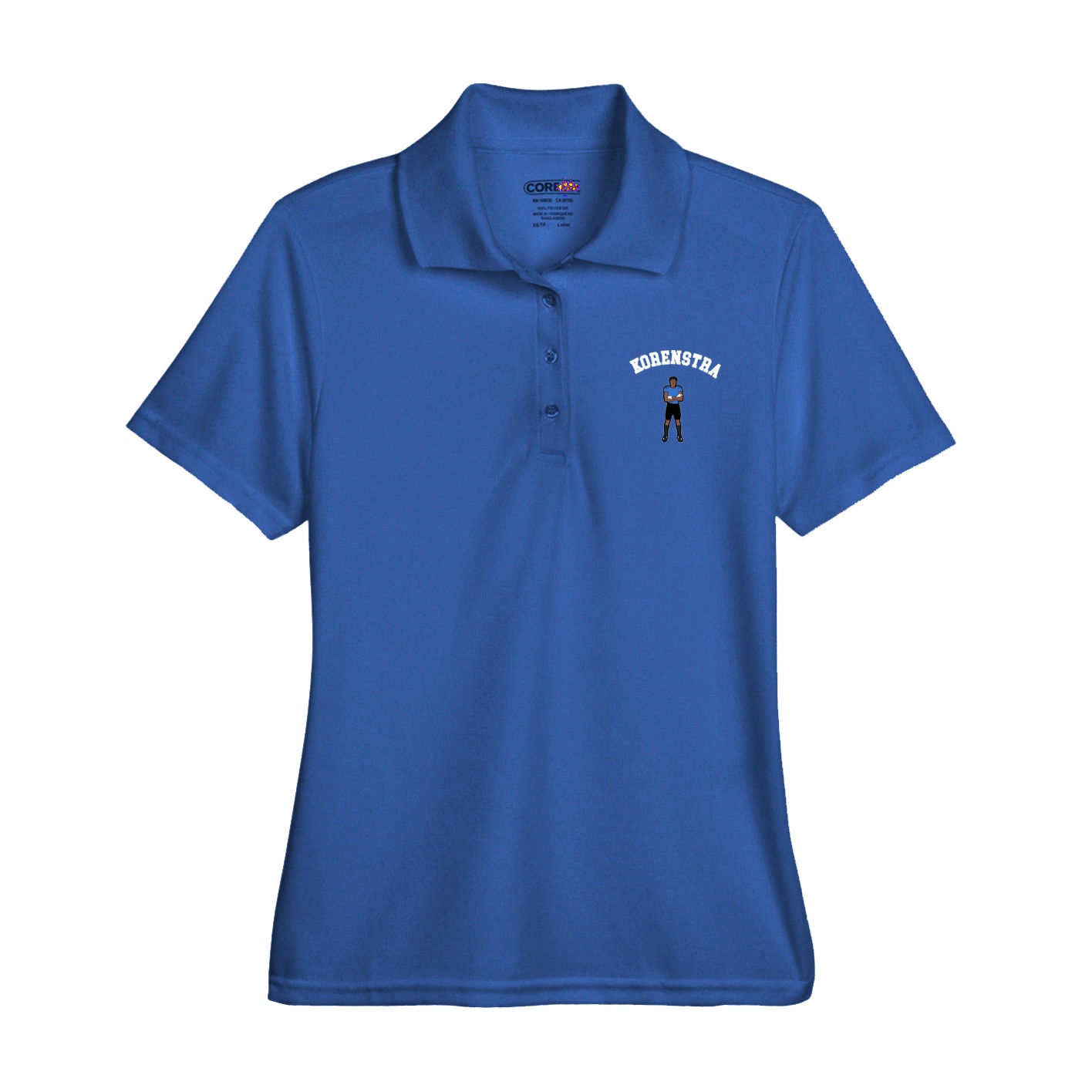 Womens Performance Polo — Shirsey Arch in Royal