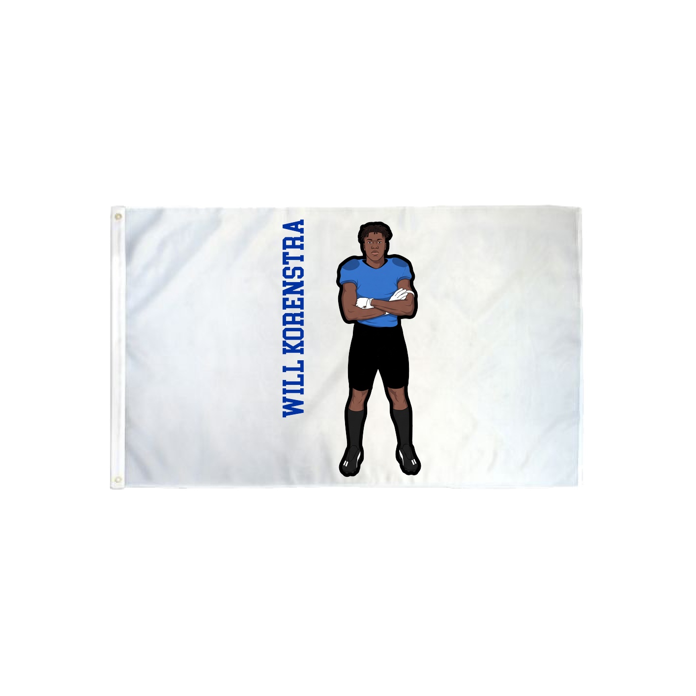3x5 Flag — Name Vertical in Classic