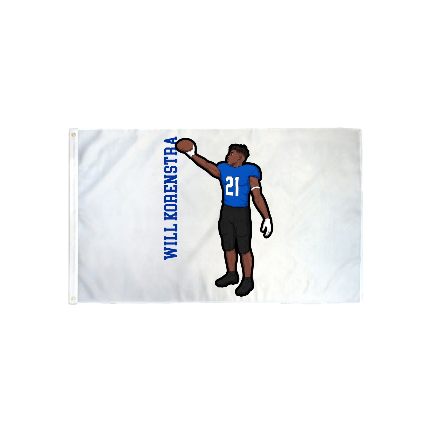 3x5 Flag — Name Vertical in Classic