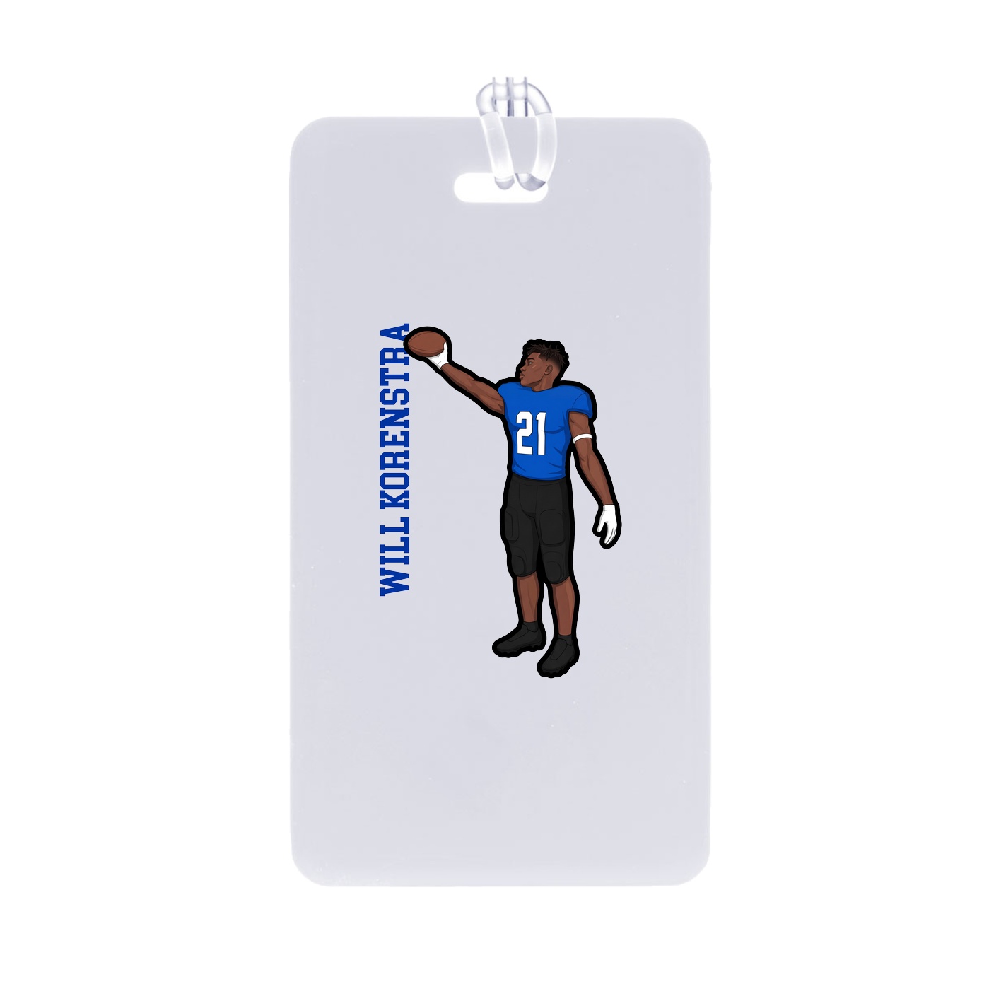 Bag Tag — Name Vertical in Classic