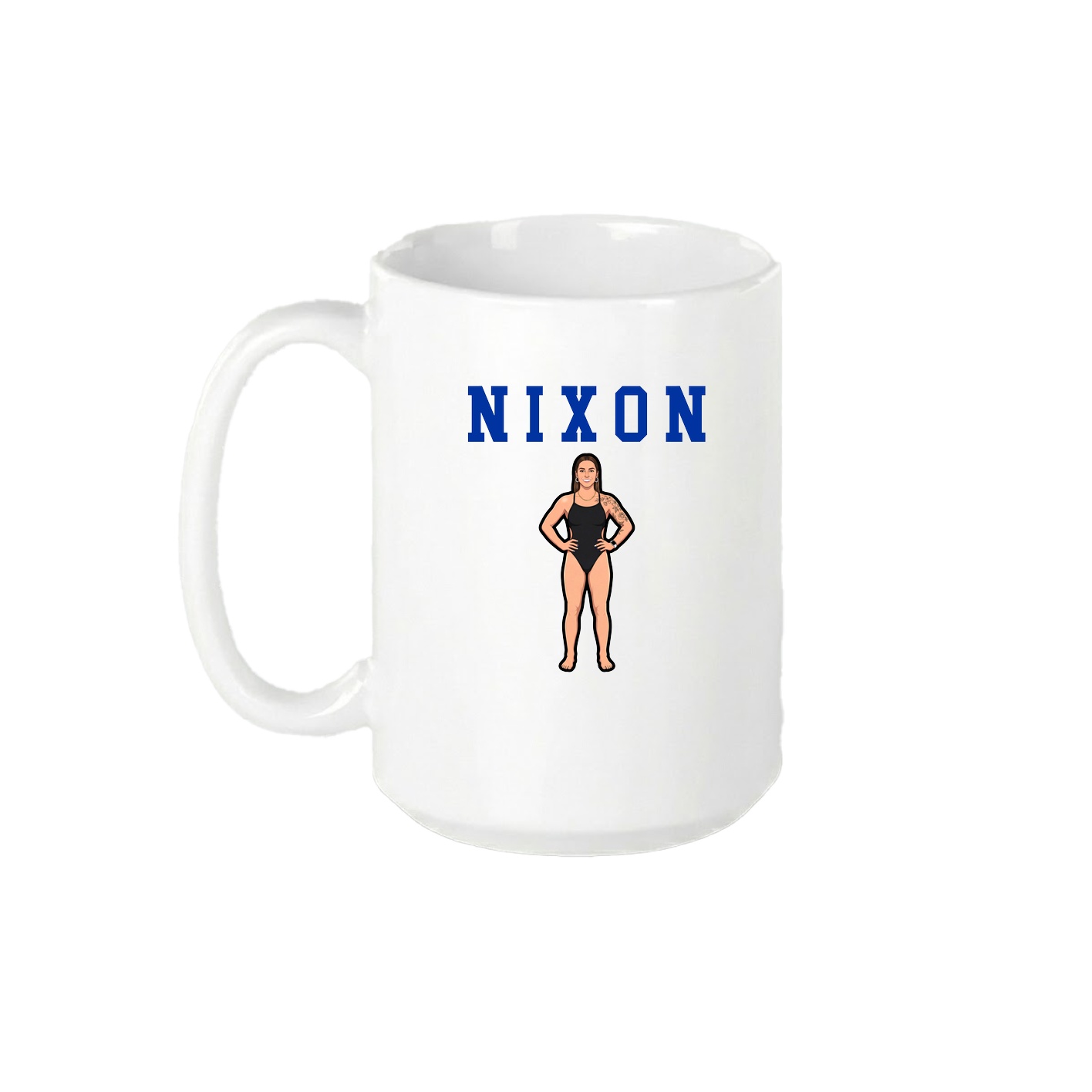 15oz Coffee Mug — Shirsey in White