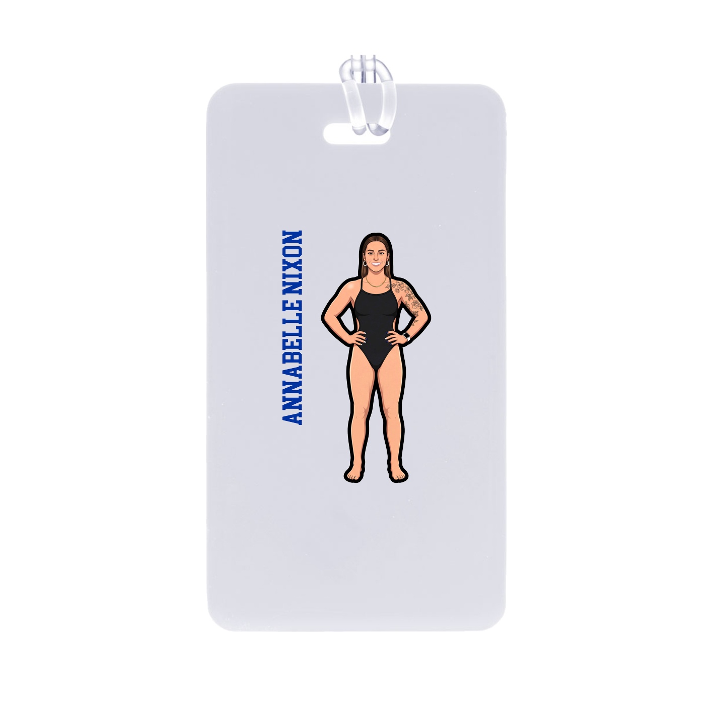 Bag Tag — Name Vertical in Classic