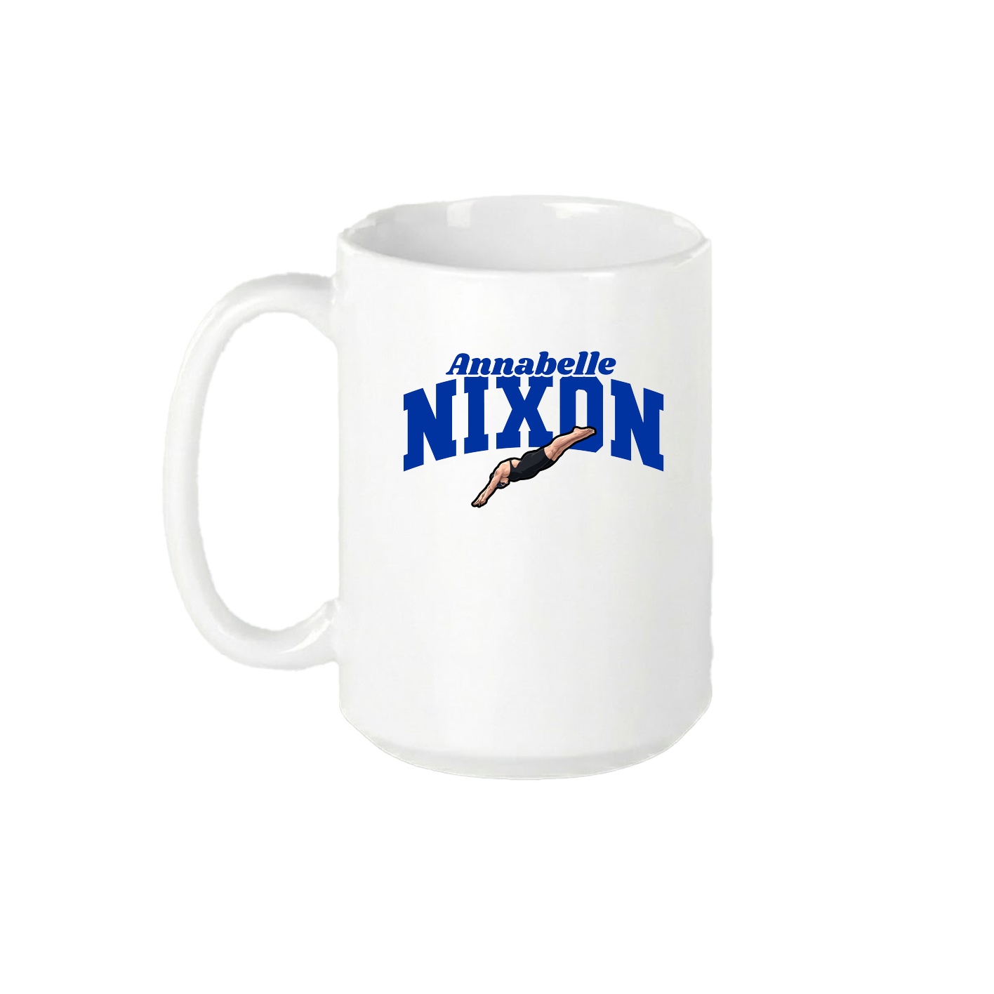 15oz Coffee Mug — Signature Arch in White