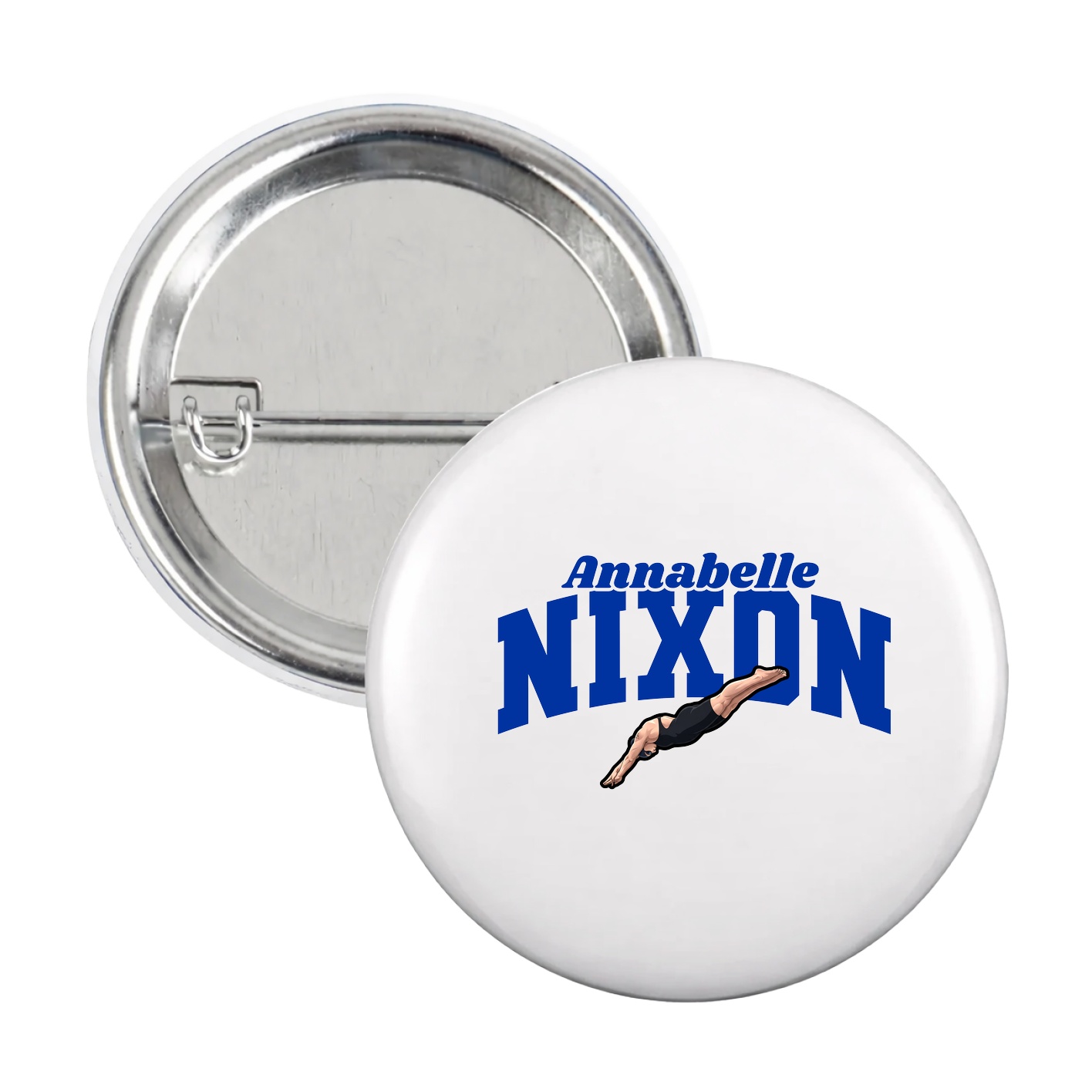 Game Day Button — Signature Arch in White