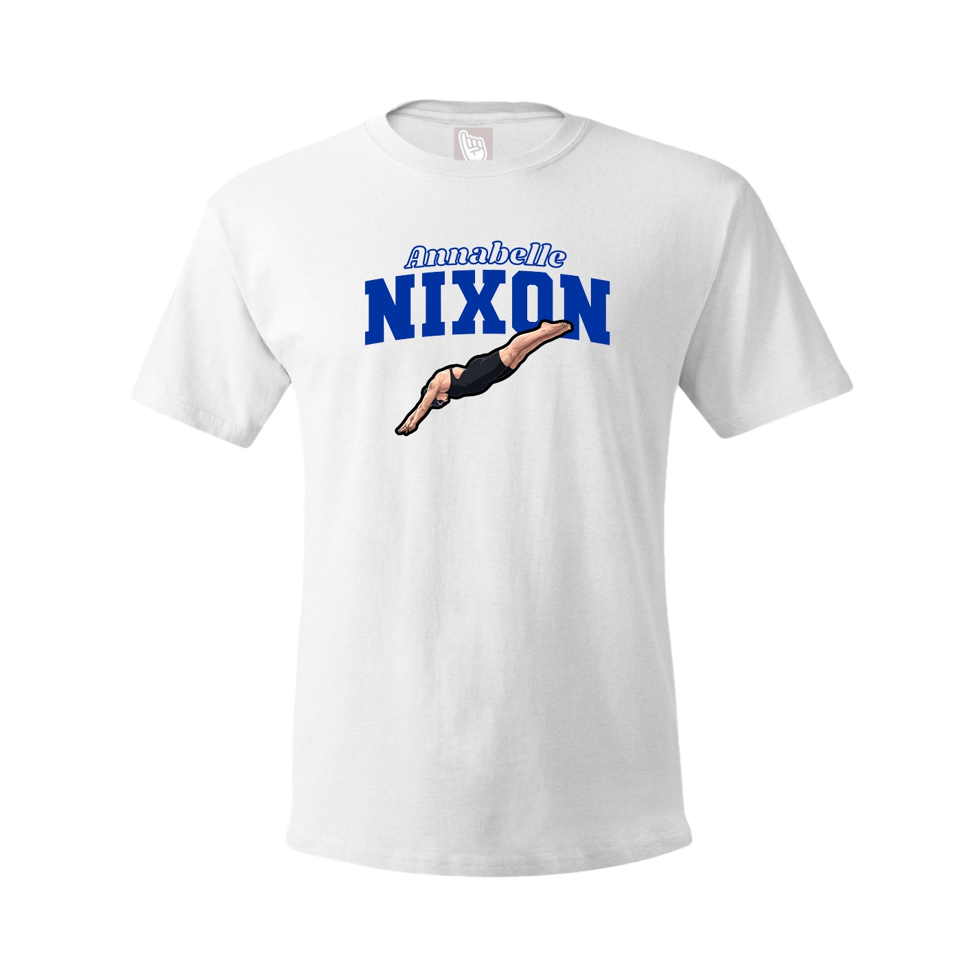 Tee — Name Arch in White