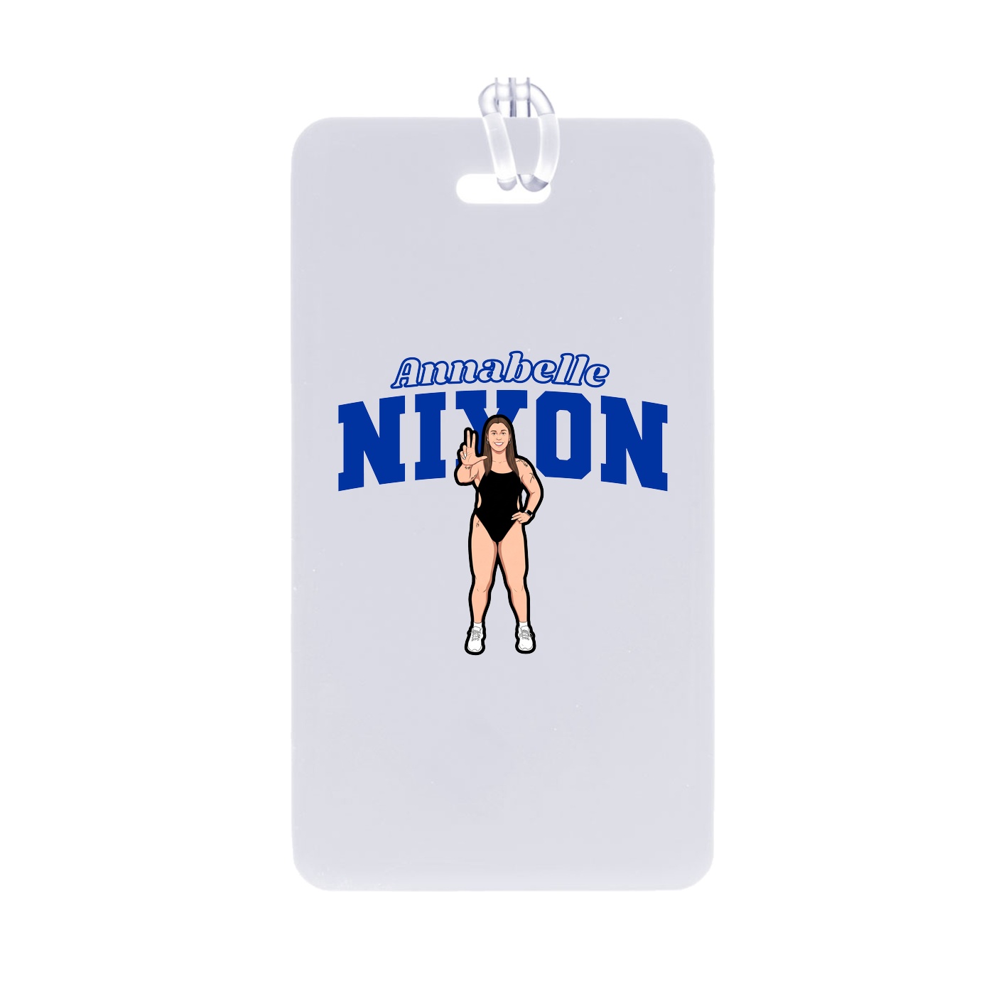 Bag Tag — Name Arch in Classic
