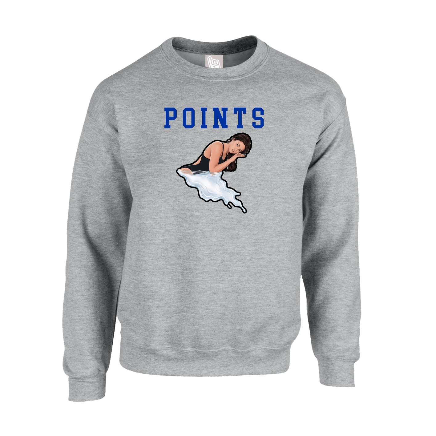 Fleece Crew — Shirsey in Grey