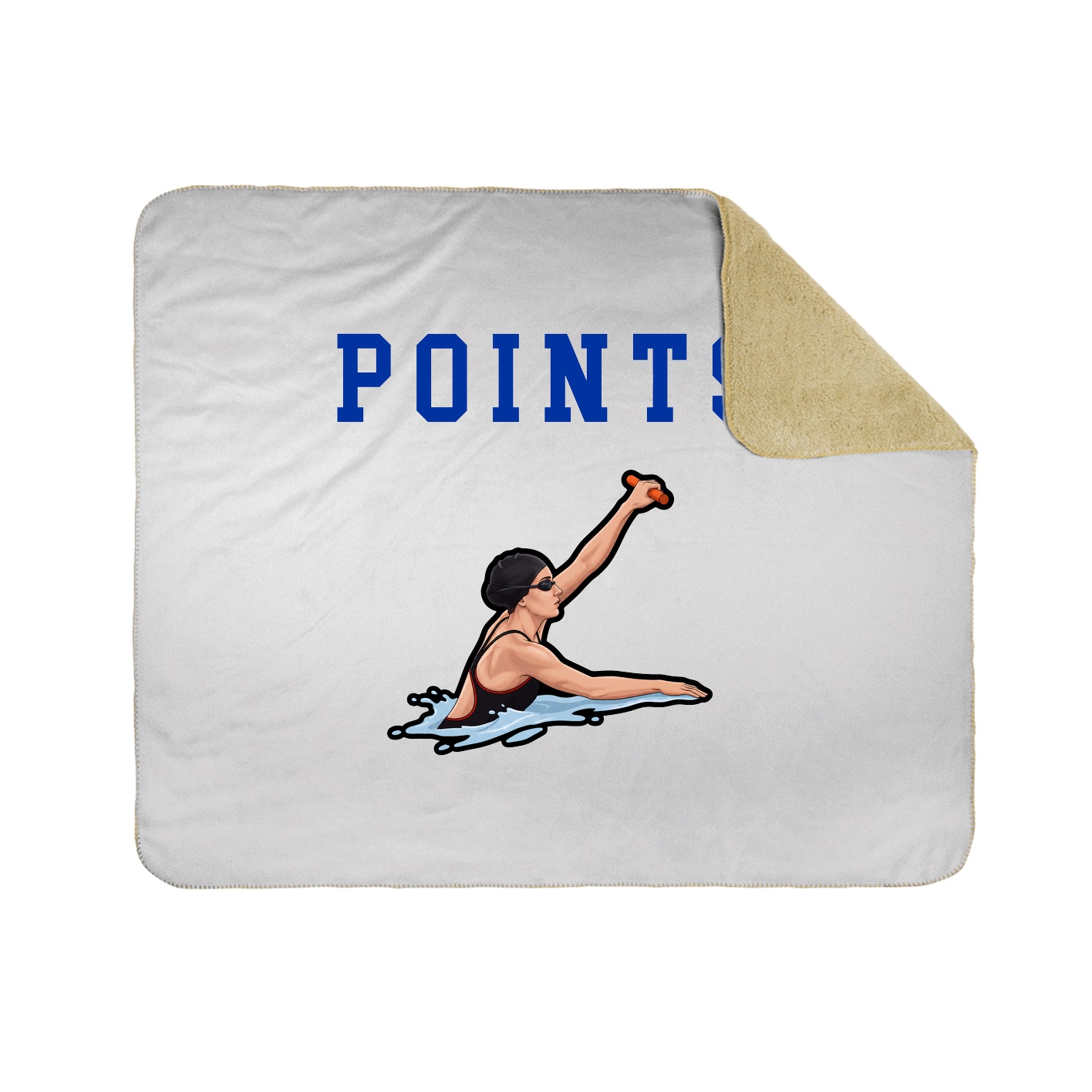 Throw Blanket — Shirsey in White