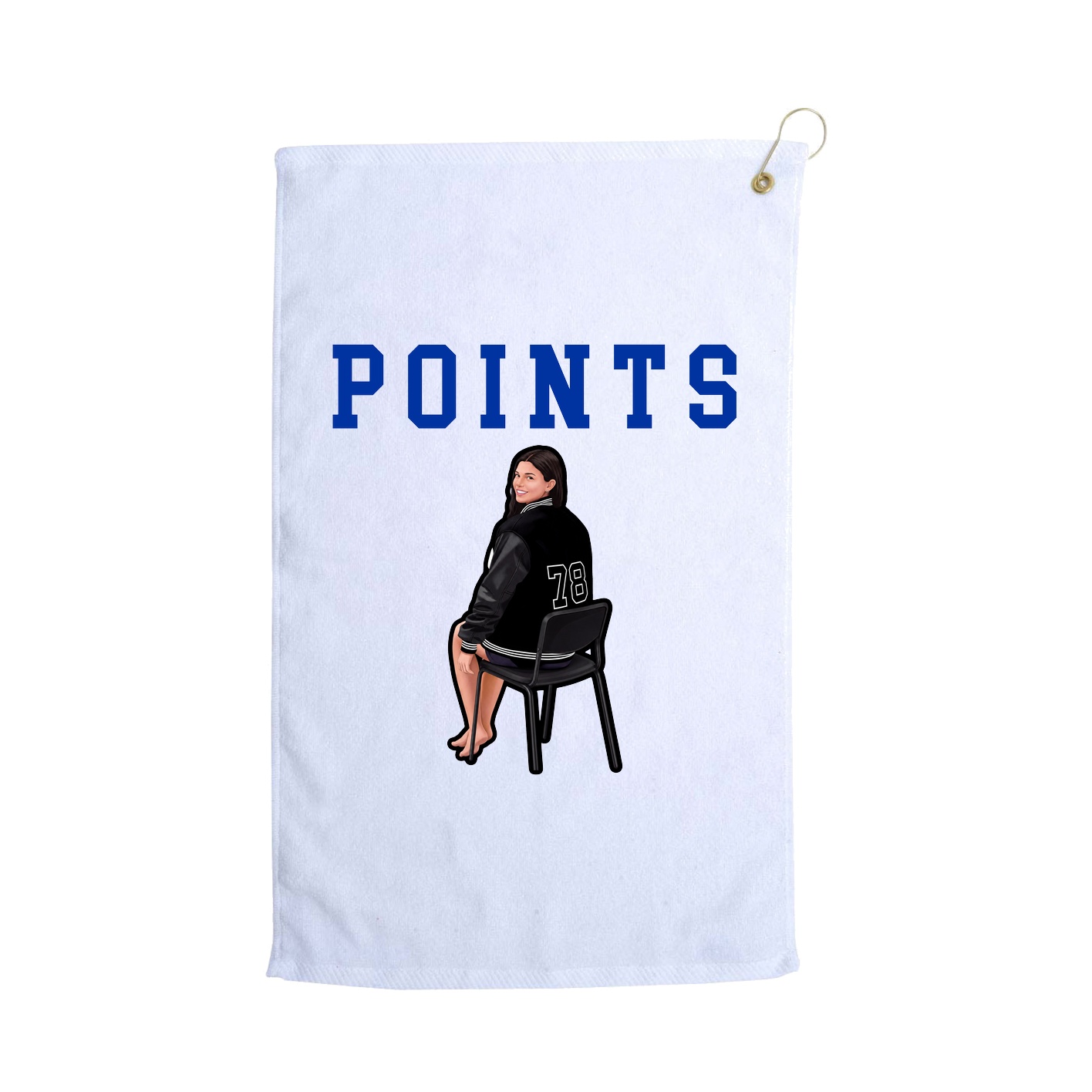 Golf Towel — Shirsey in White