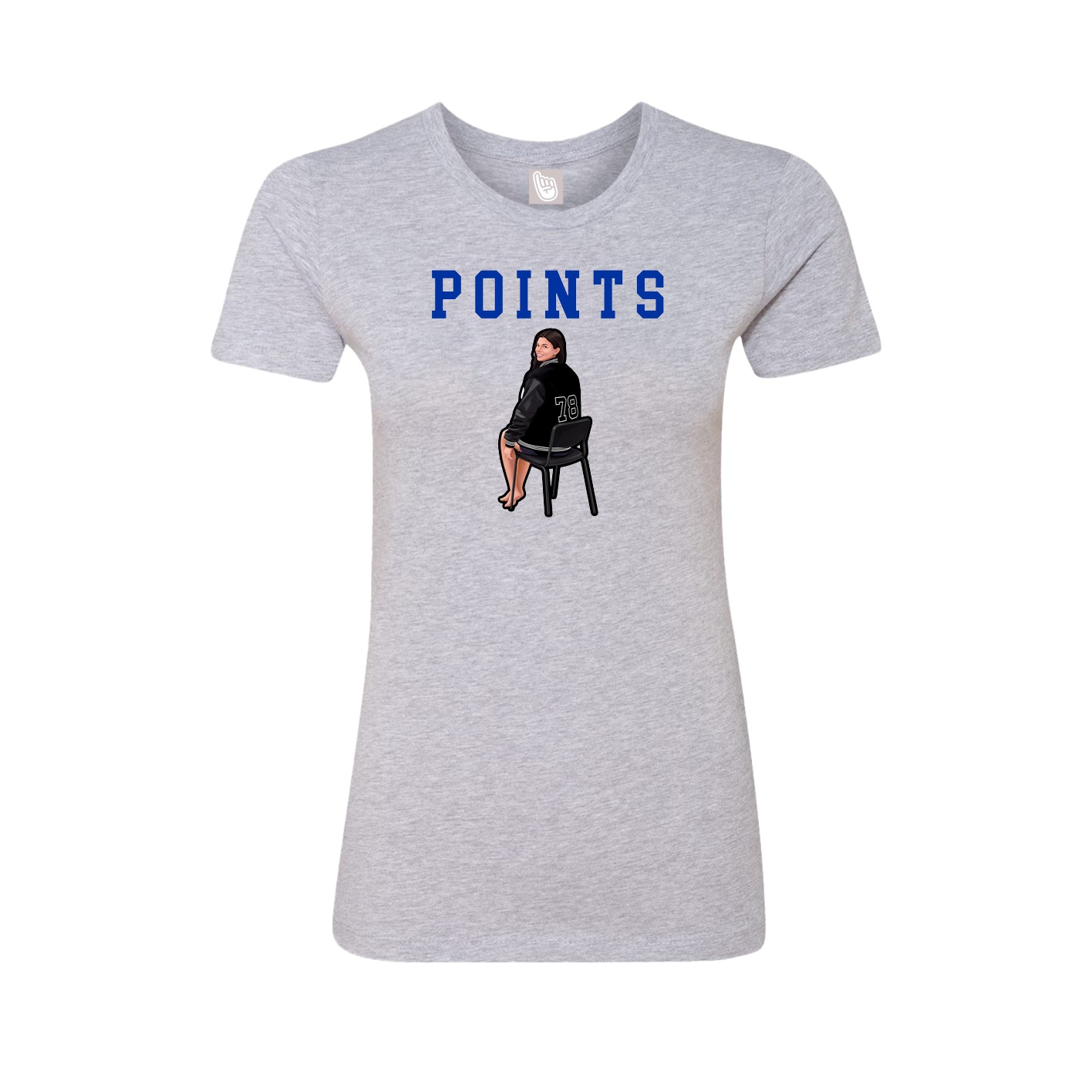 Fitted Women's Tee — Shirsey in Grey