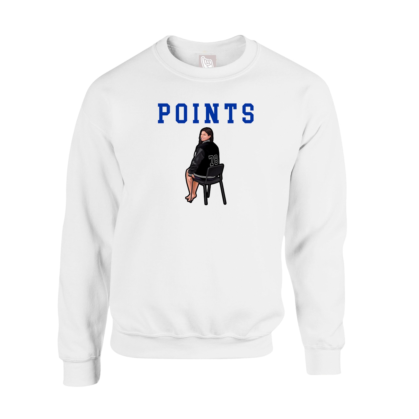 Fleece Crew — Shirsey in White