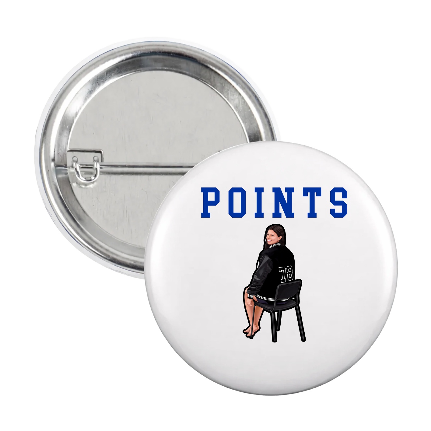 Game Day Button — Shirsey in White