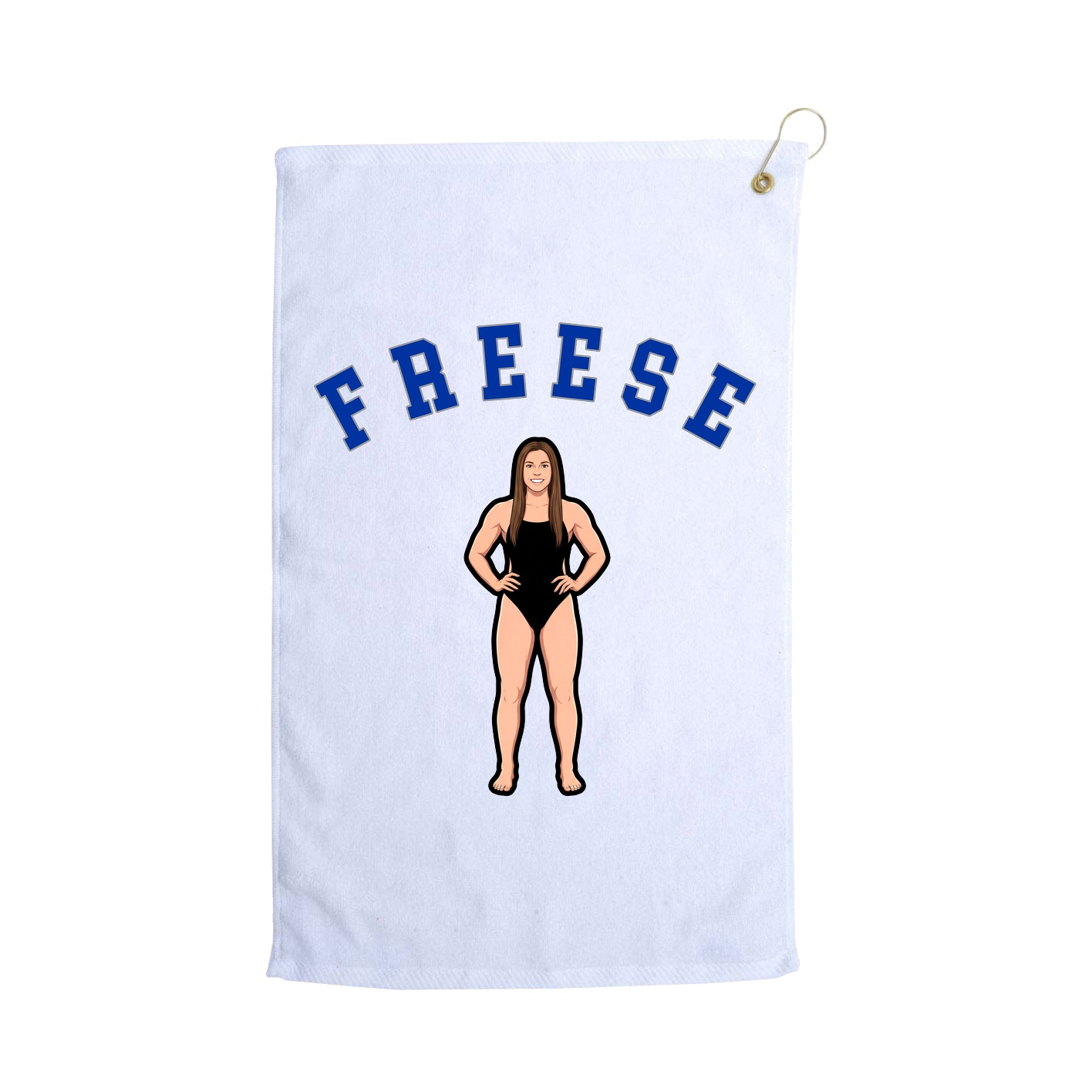 Golf Towel — Shirsey Arch in White