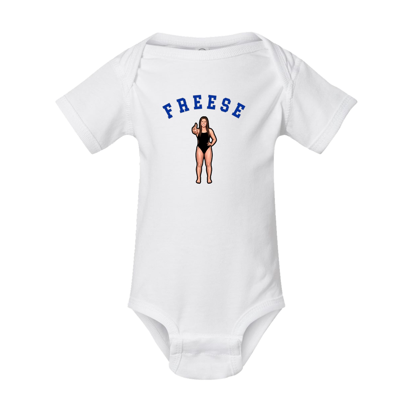 Baby Onesie — Shirsey Arch in White