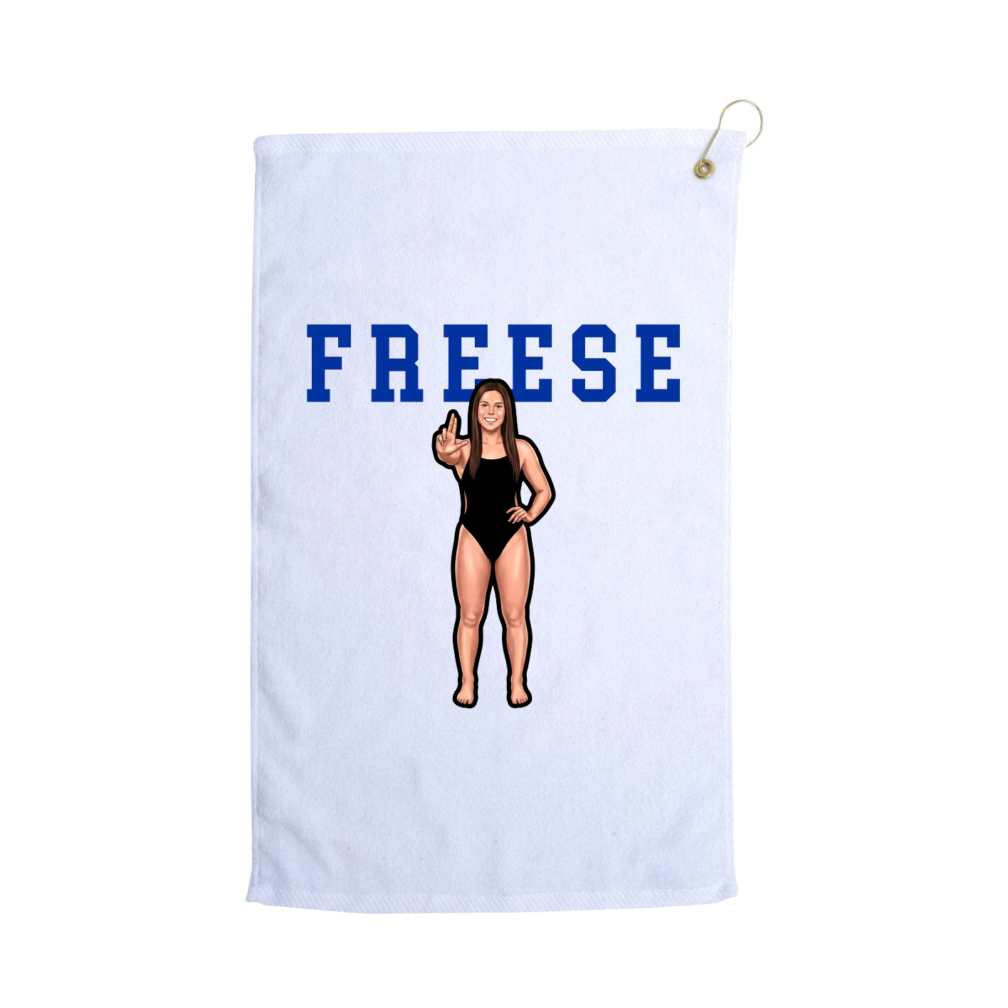 Golf Towel — Shirsey in White