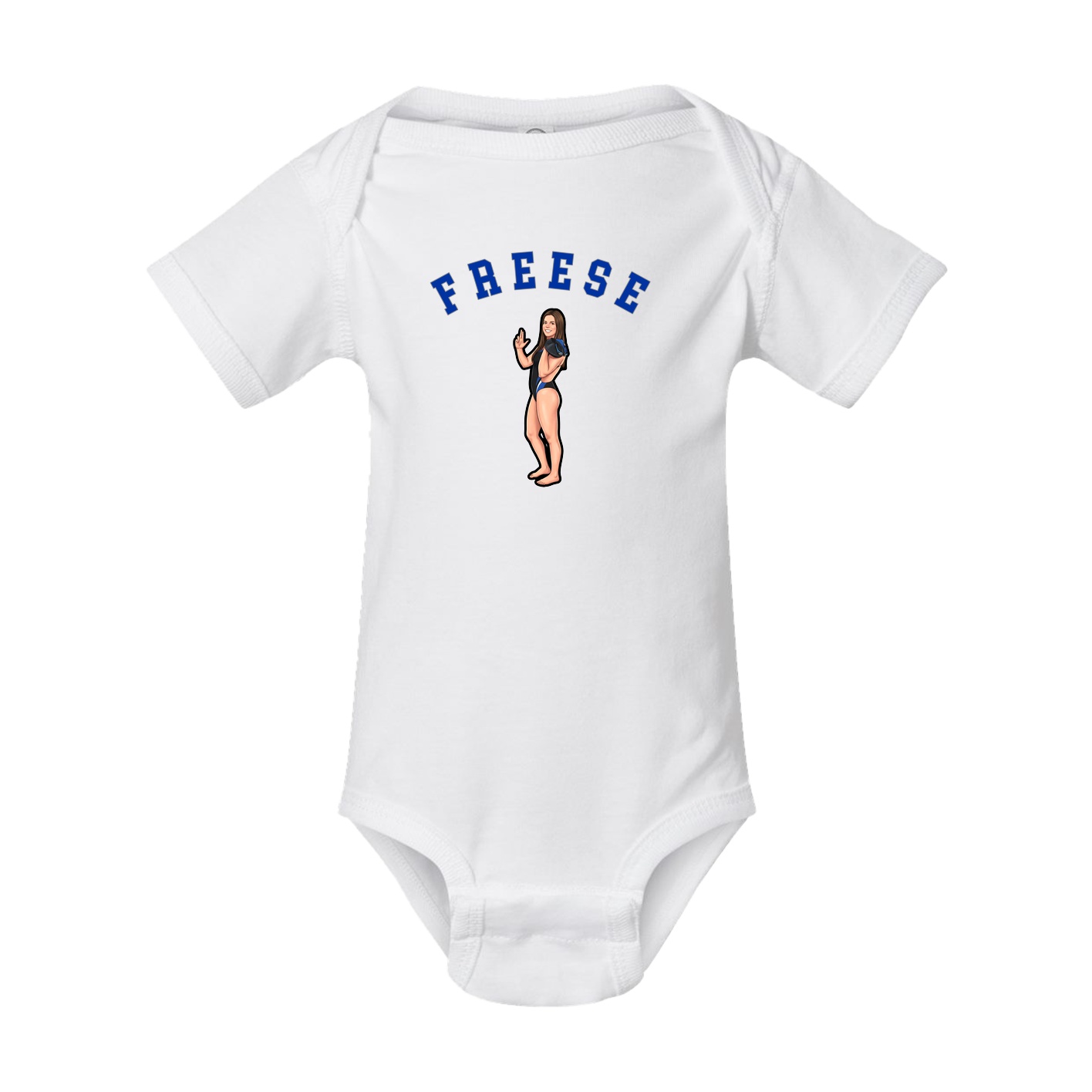 Baby Onesie — Shirsey Arch in White