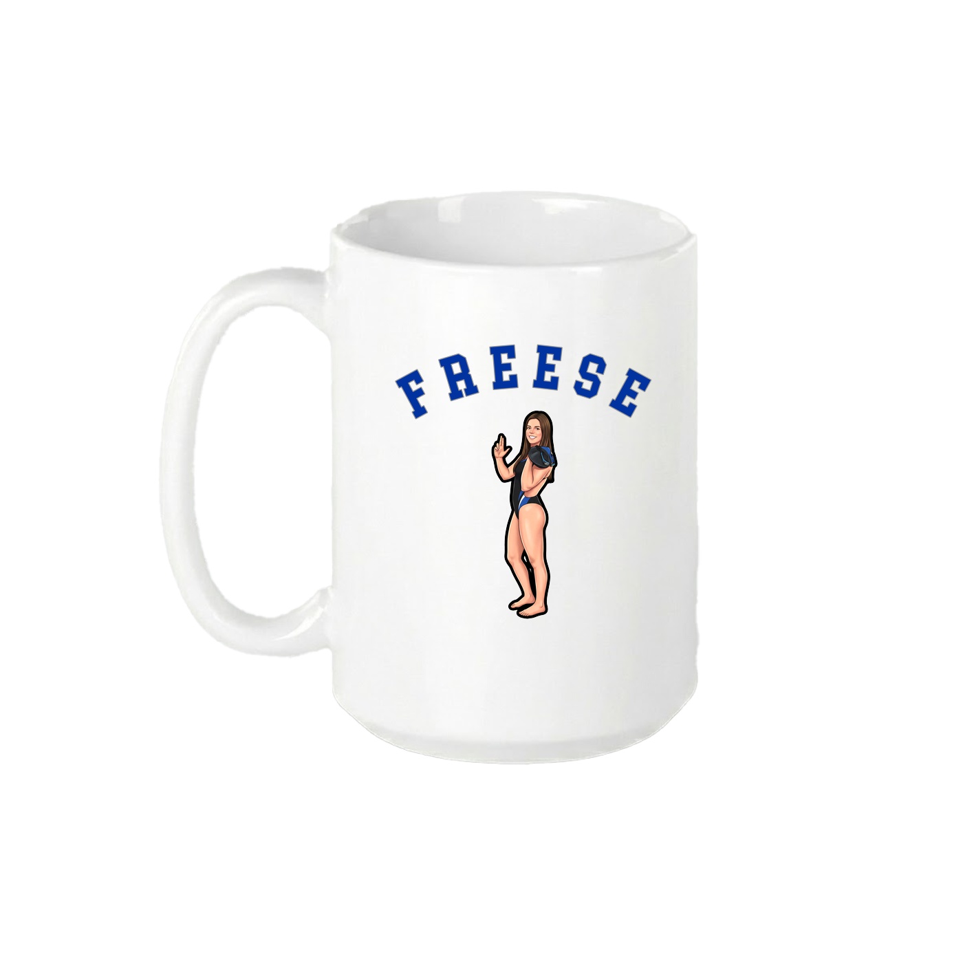 15oz Coffee Mug — Shirsey Arch in White